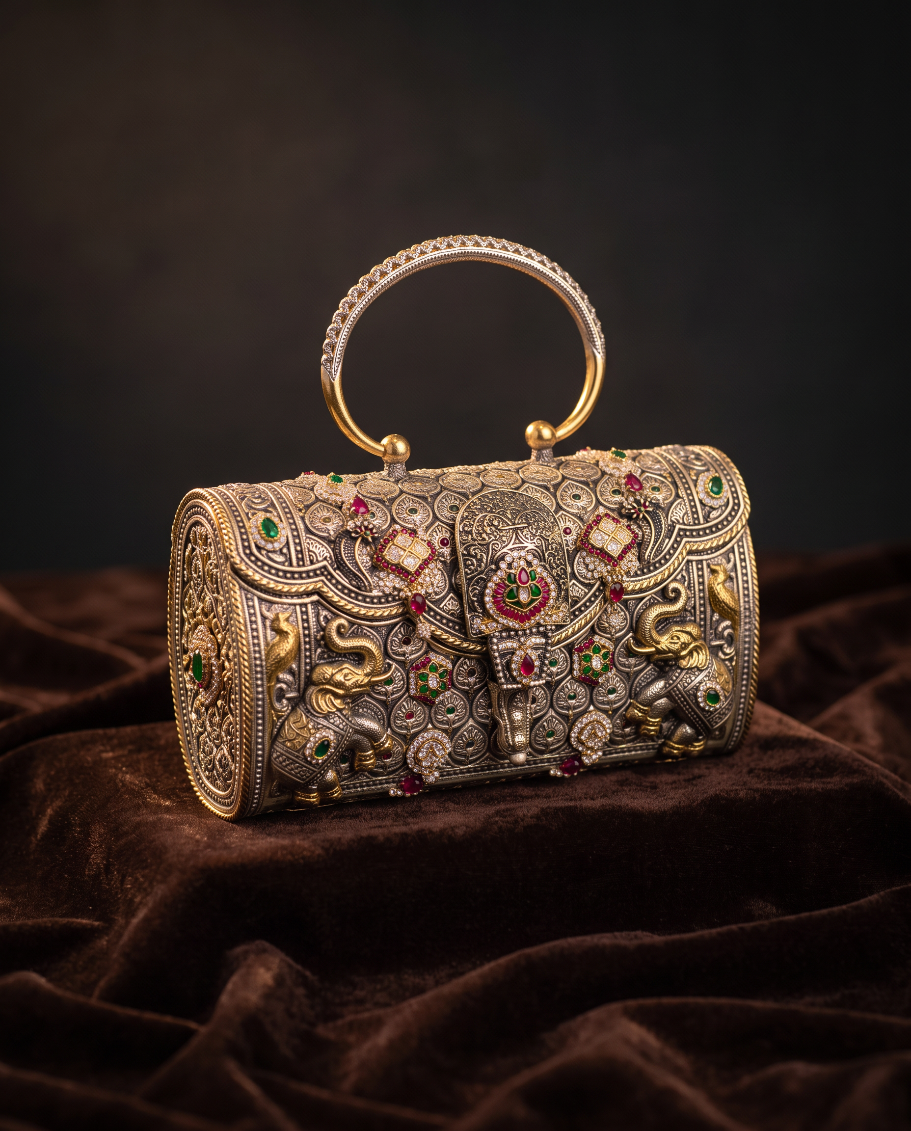 Antique  2 Tone Purse 