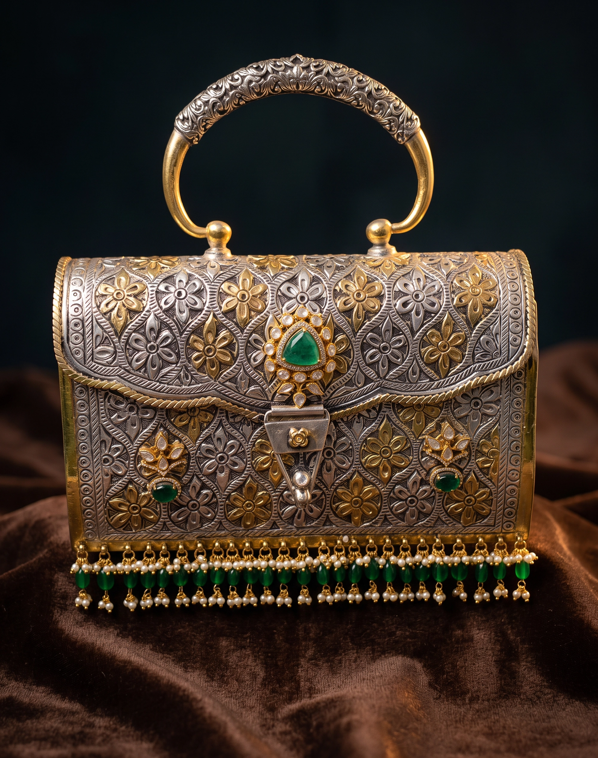 Antique 2 Tone Purse