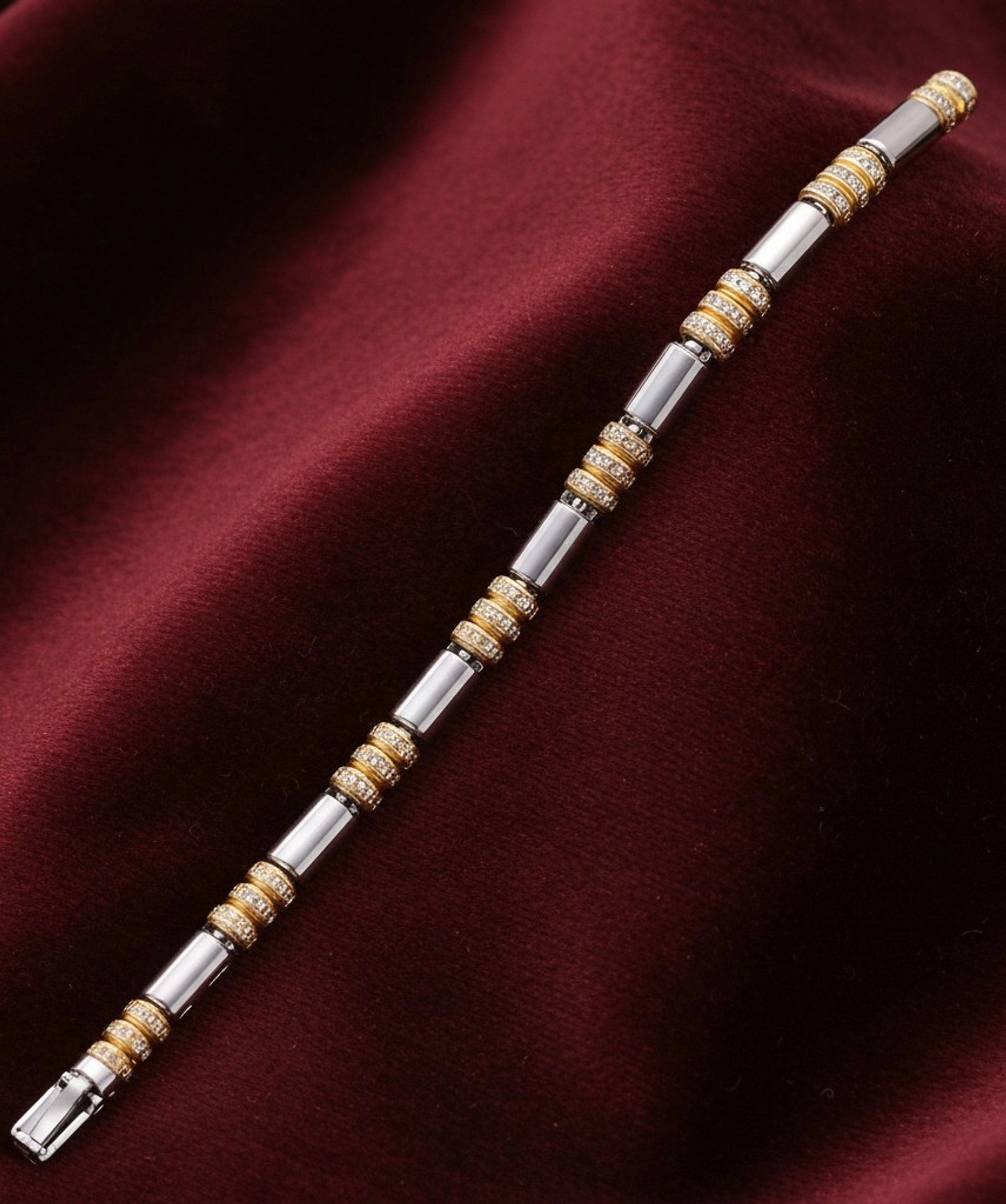 Men Bracelet 2 Tone - 28