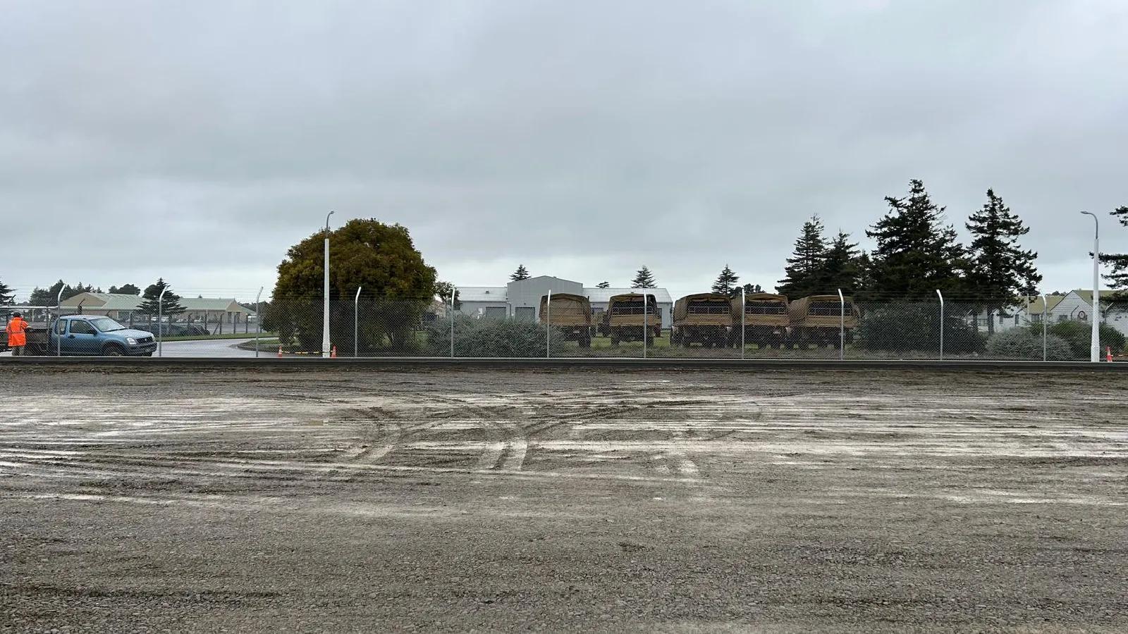 Military Facility Construction Site Security