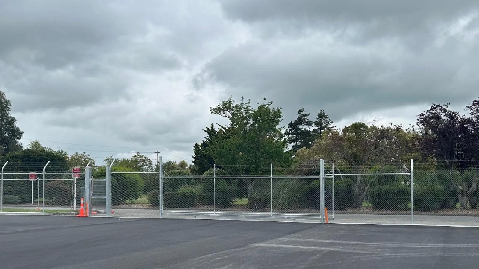 Completed Perimeter Security Fencing