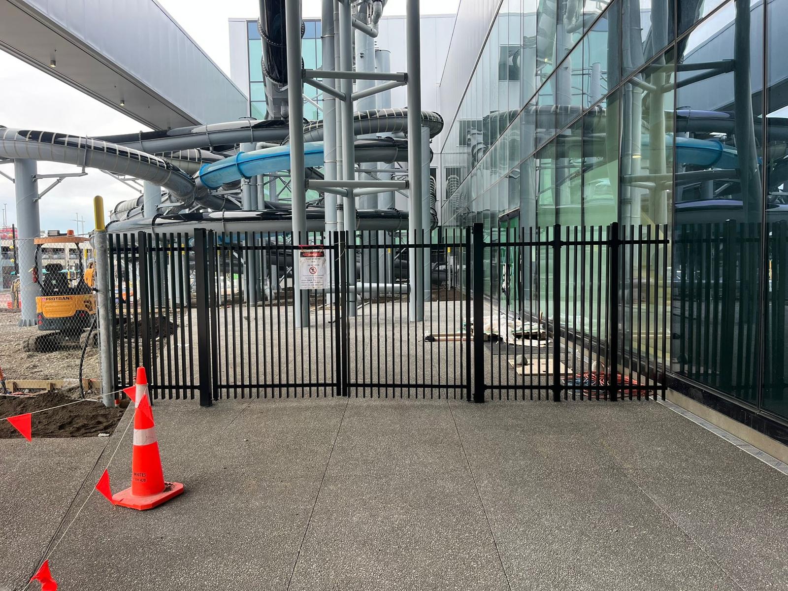 Metrosport Facility Fencing Project View 1