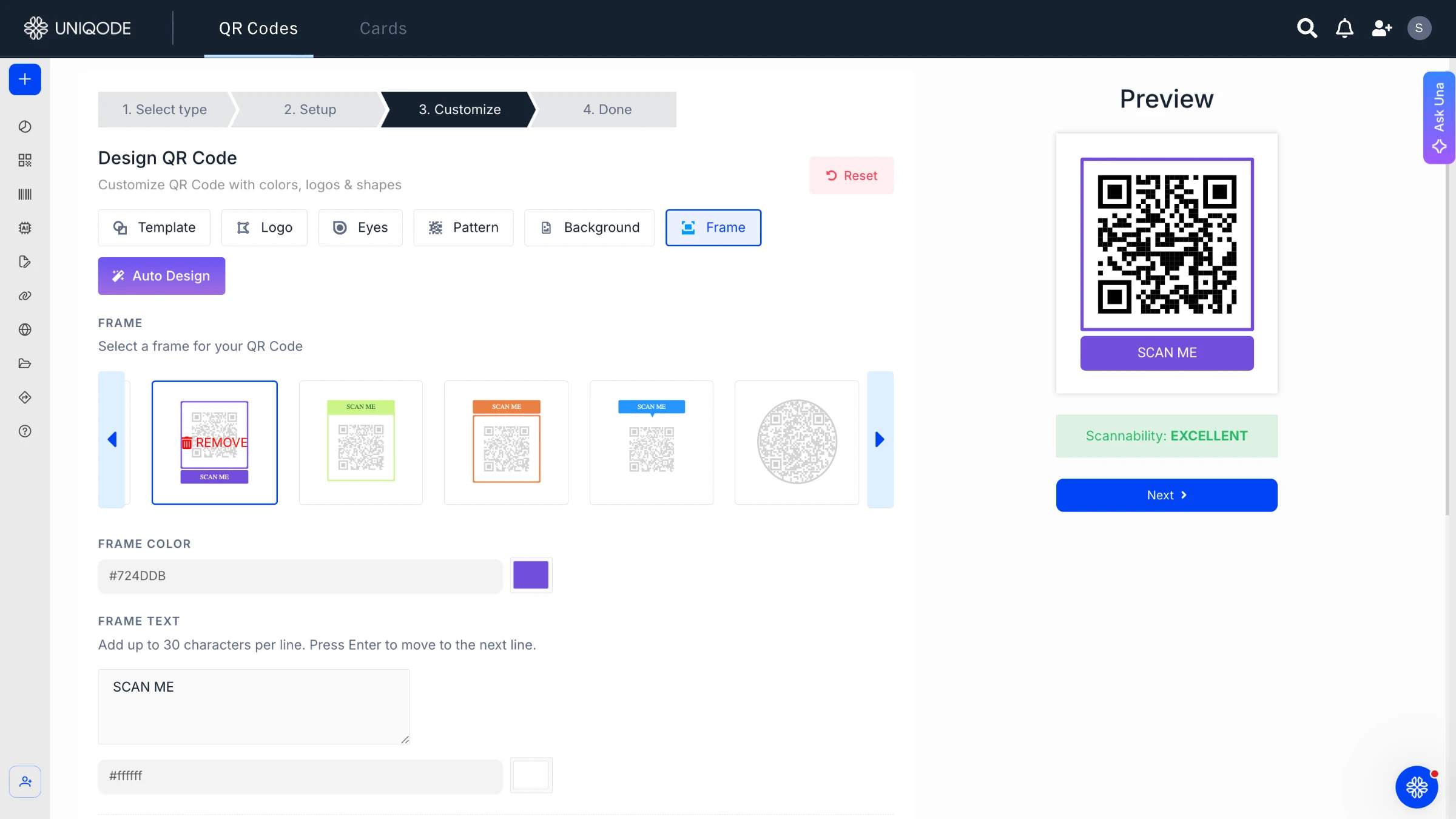 customize QR Code