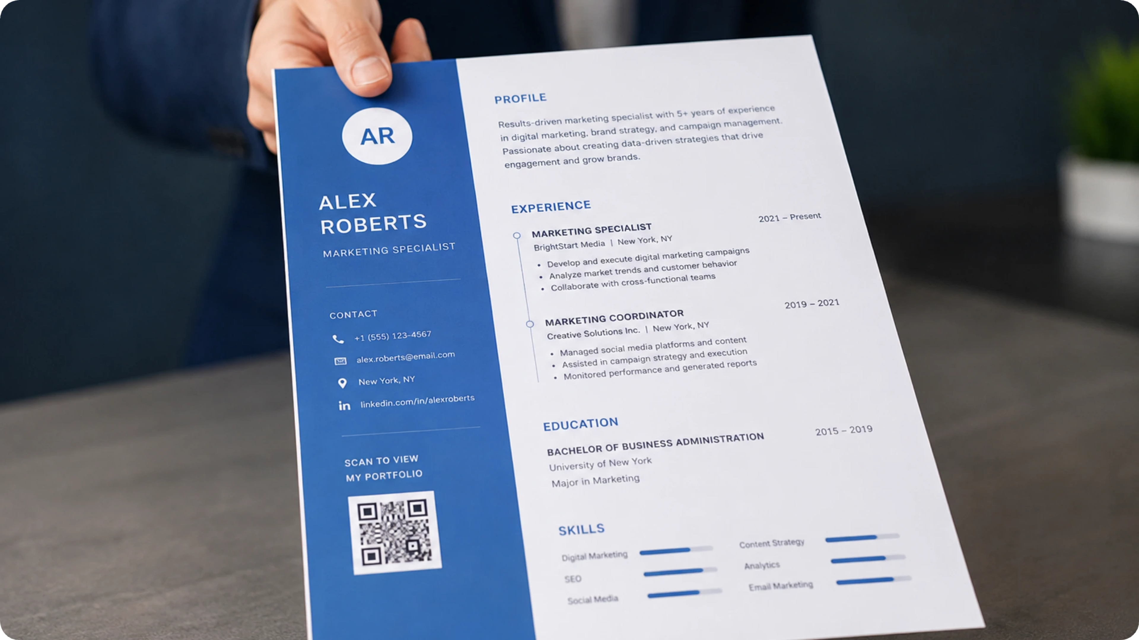 Resume QR Codes: Create Free Templates &amp; Best Practices for a Standout Digital CV