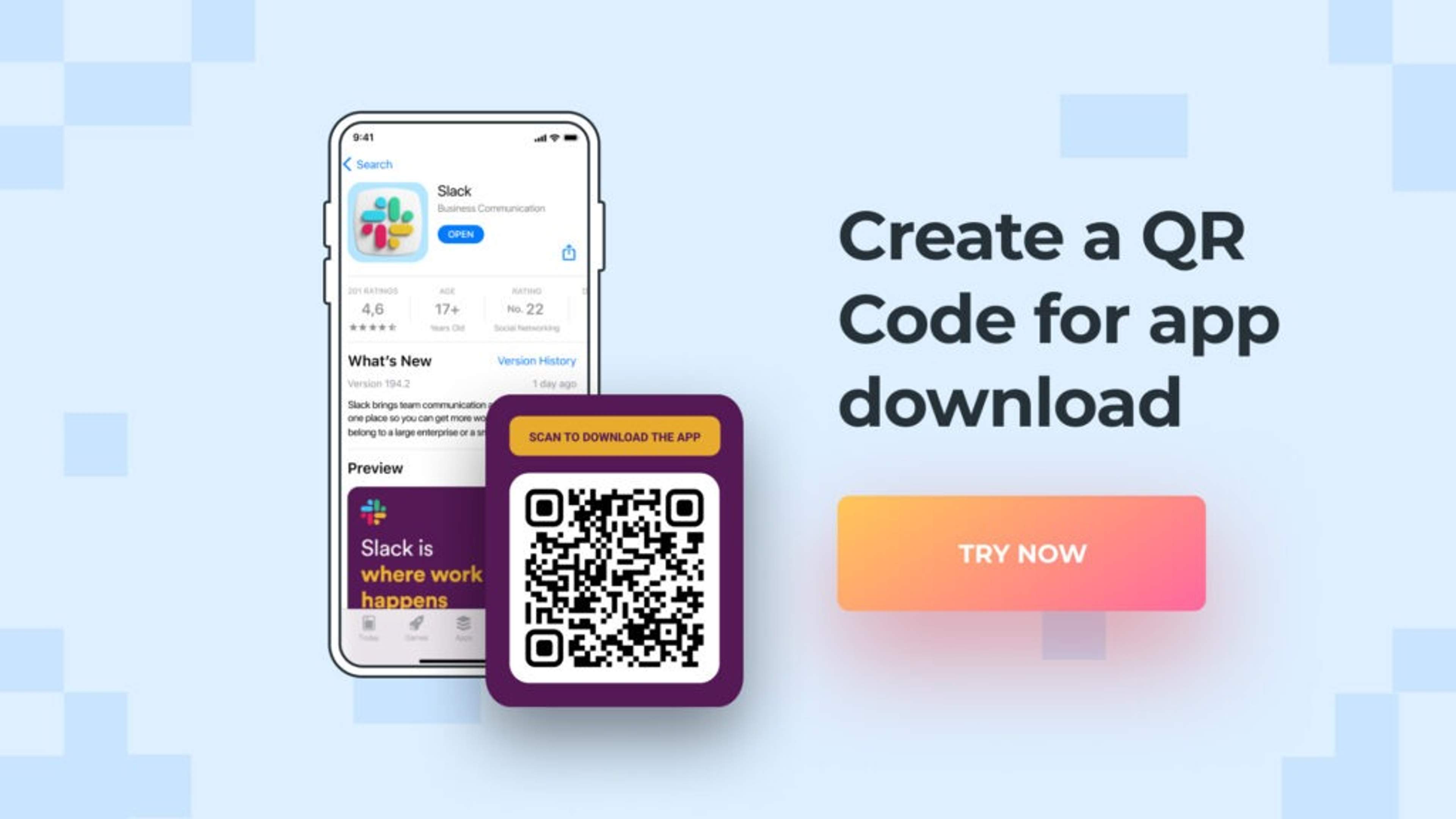 Create app download QR Codes with Uniqode