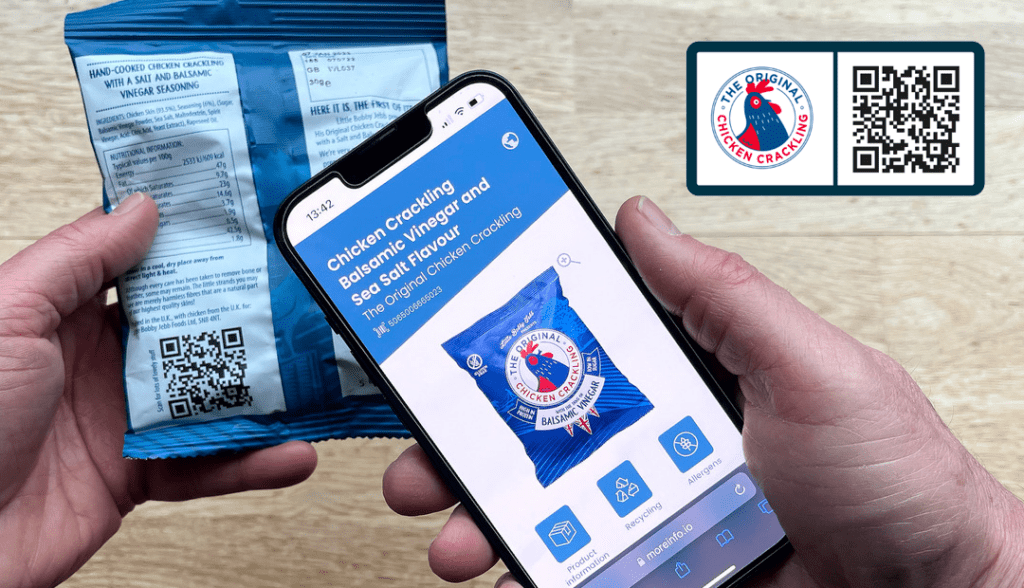 A GS1 Digital Link is a special URL that is designed to work for with a QR Code and other 2D machine-readable codes.