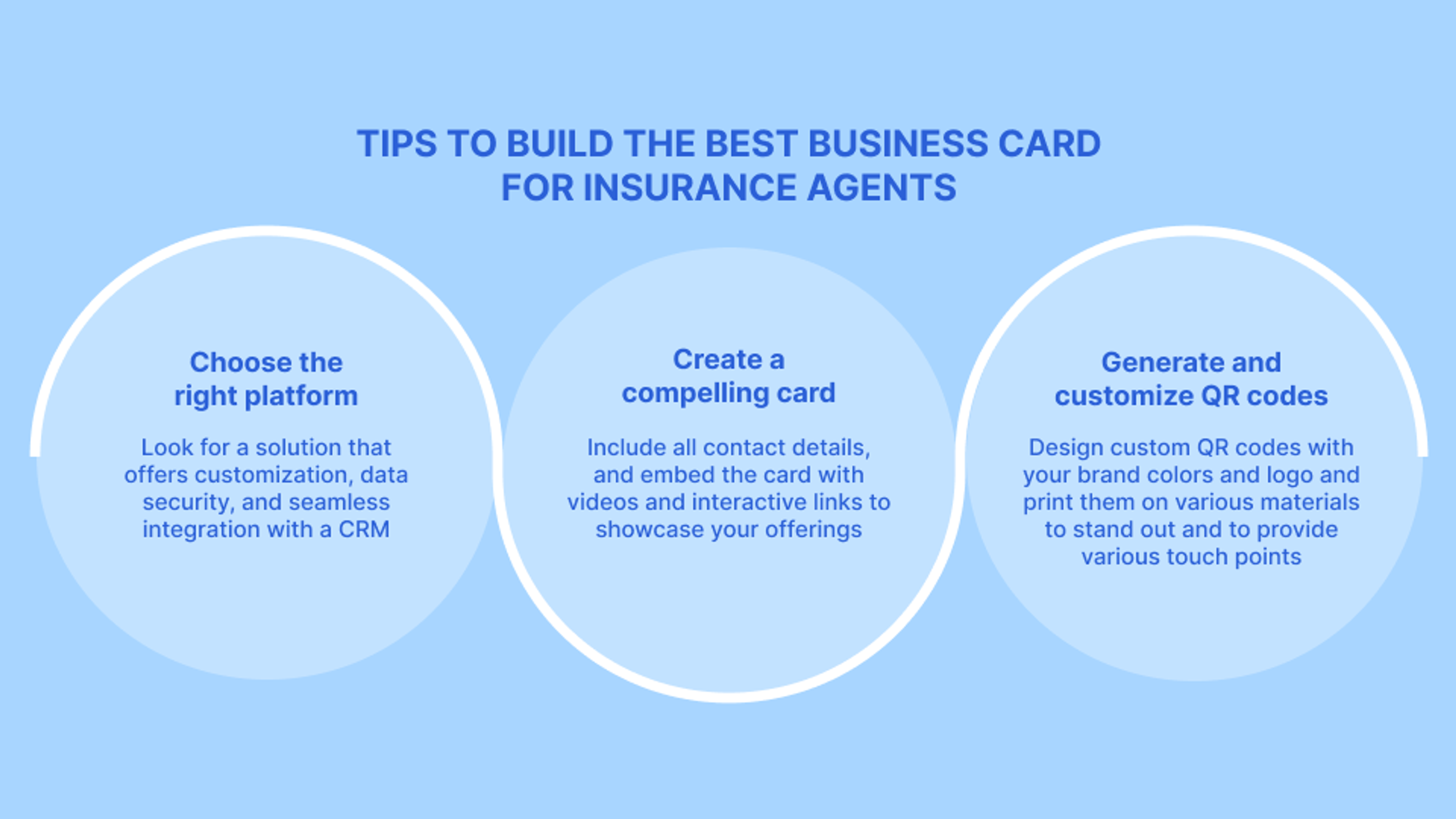 Tips to build the best business card for insurance agents
