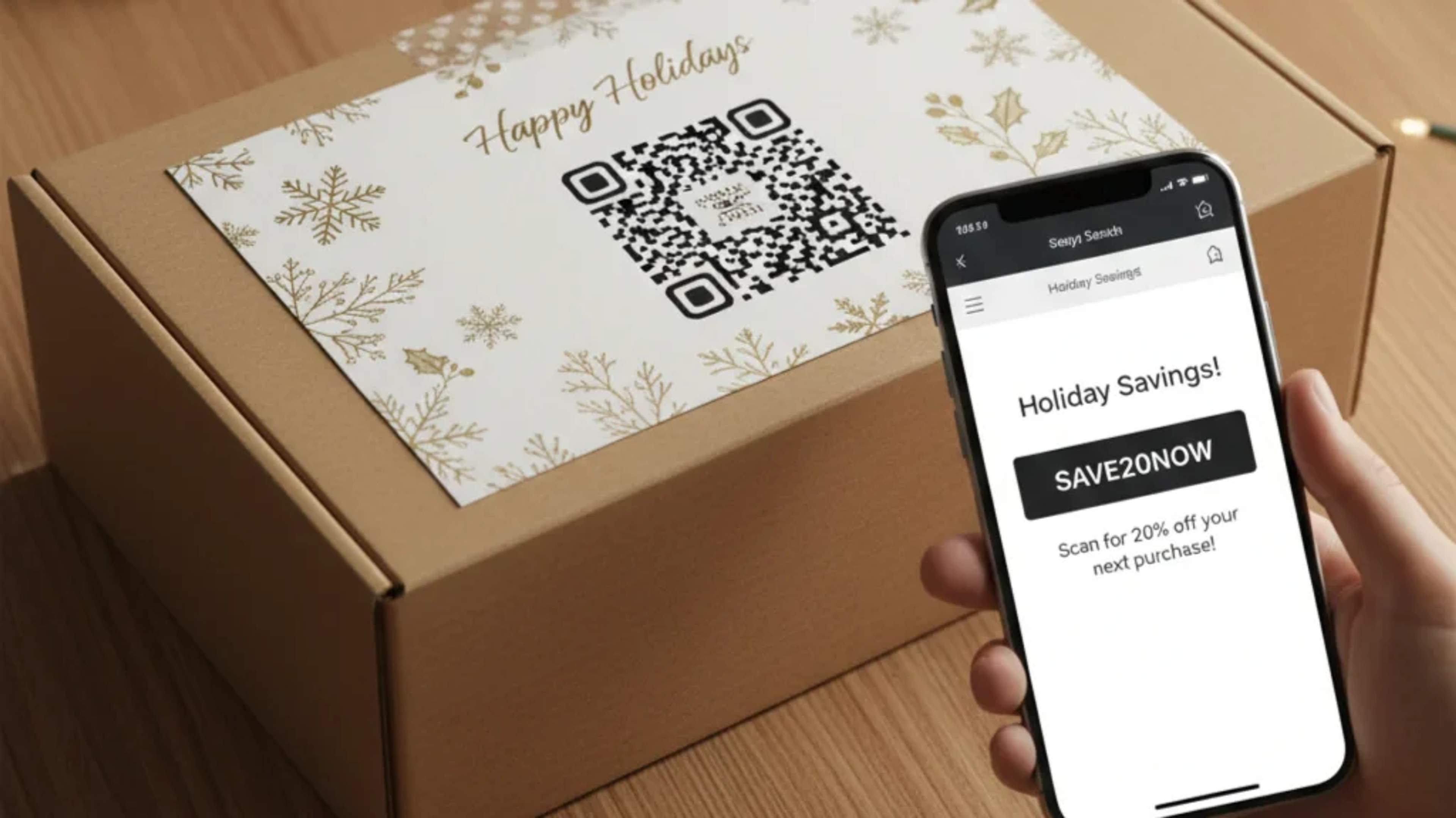 share discounts and offers with QR Codes