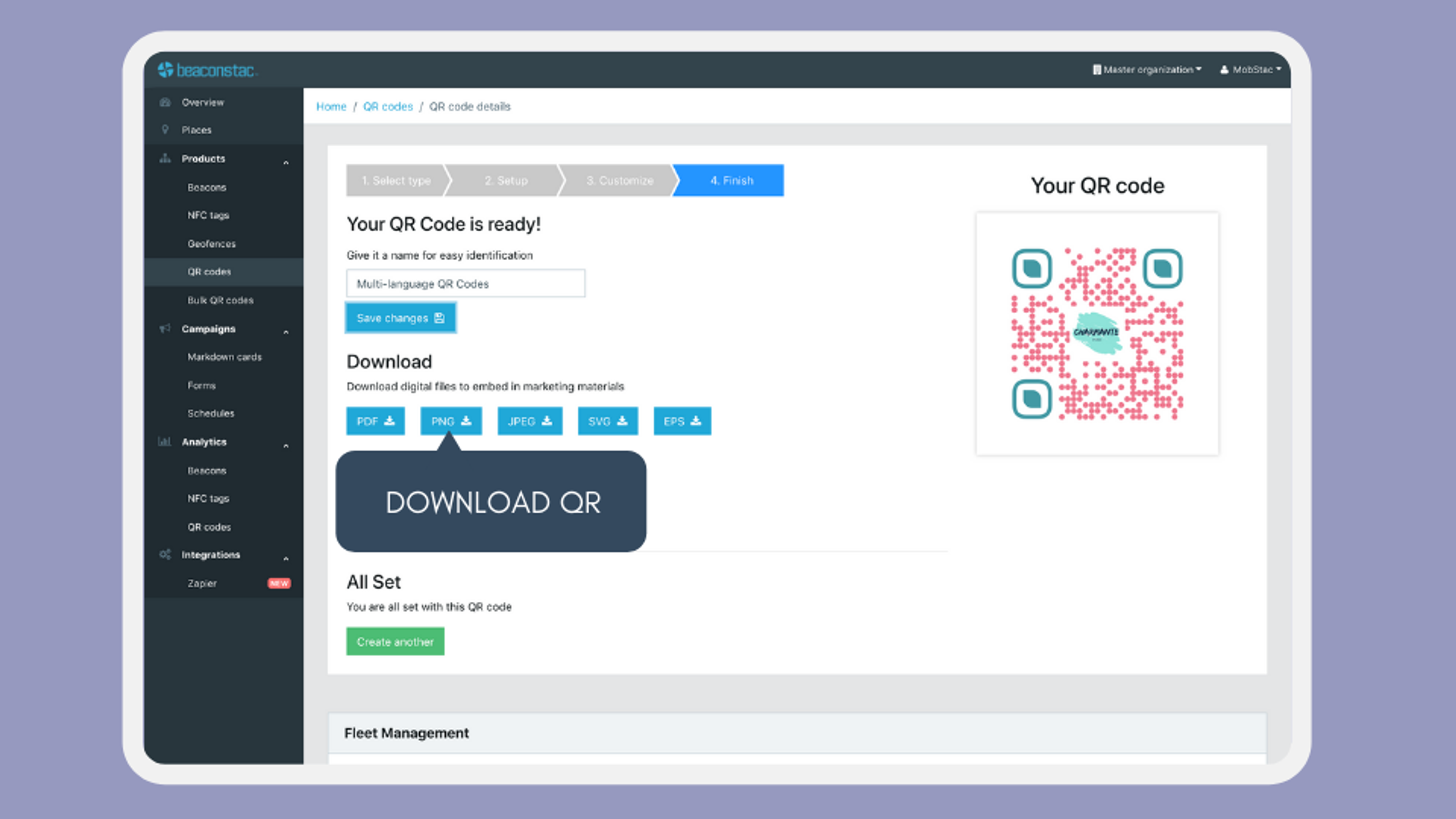 Download and deploy your multilingual QR Code to attract a global audience 