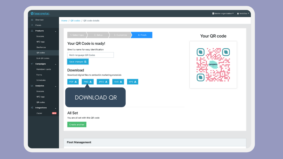 Download and deploy your multilingual QR Code to attract a global audience