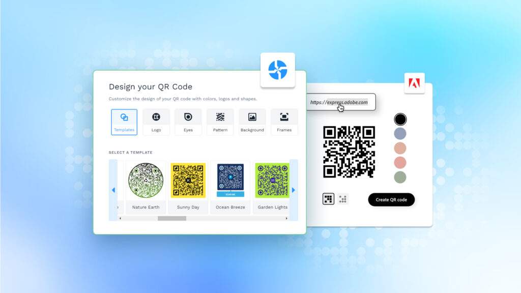 Customize Uniqode QR Codes vs limited customization in Adobe QR Codes