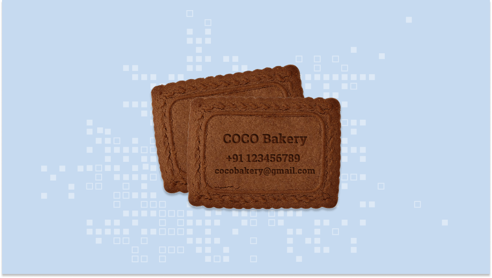 Edible business cards- an alternative to business cards
