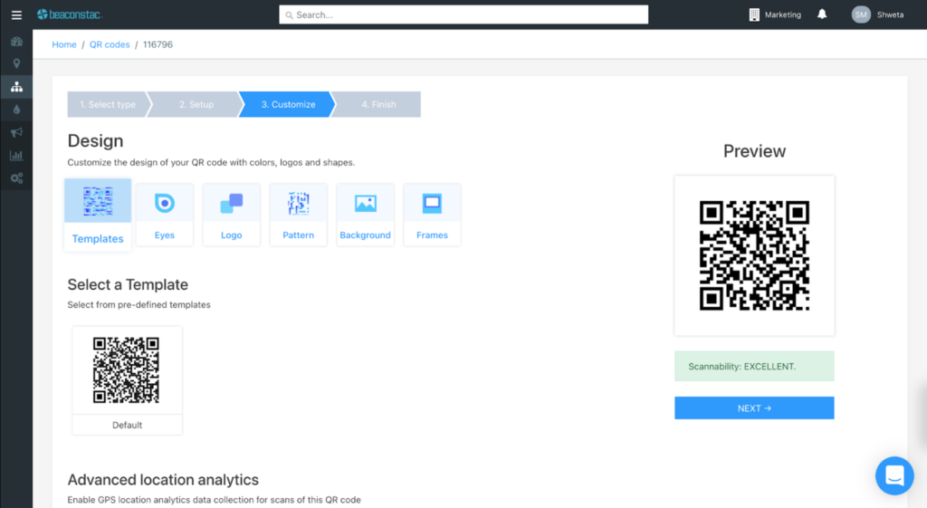 Create your own QR Code templates