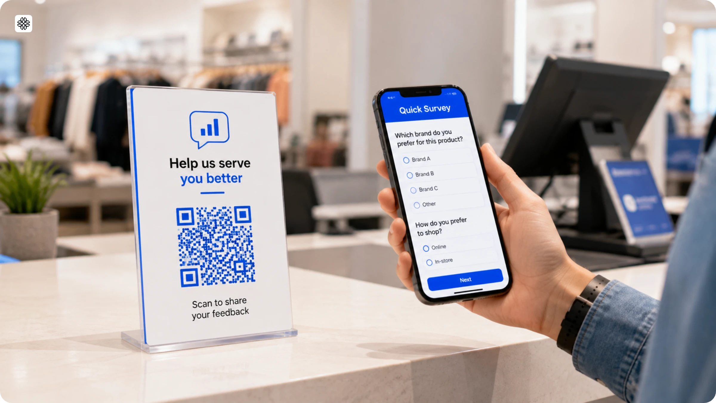 benefit of QR Code survey for small businesses