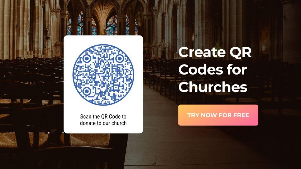 Generate QR Codes for churches using Uniqode