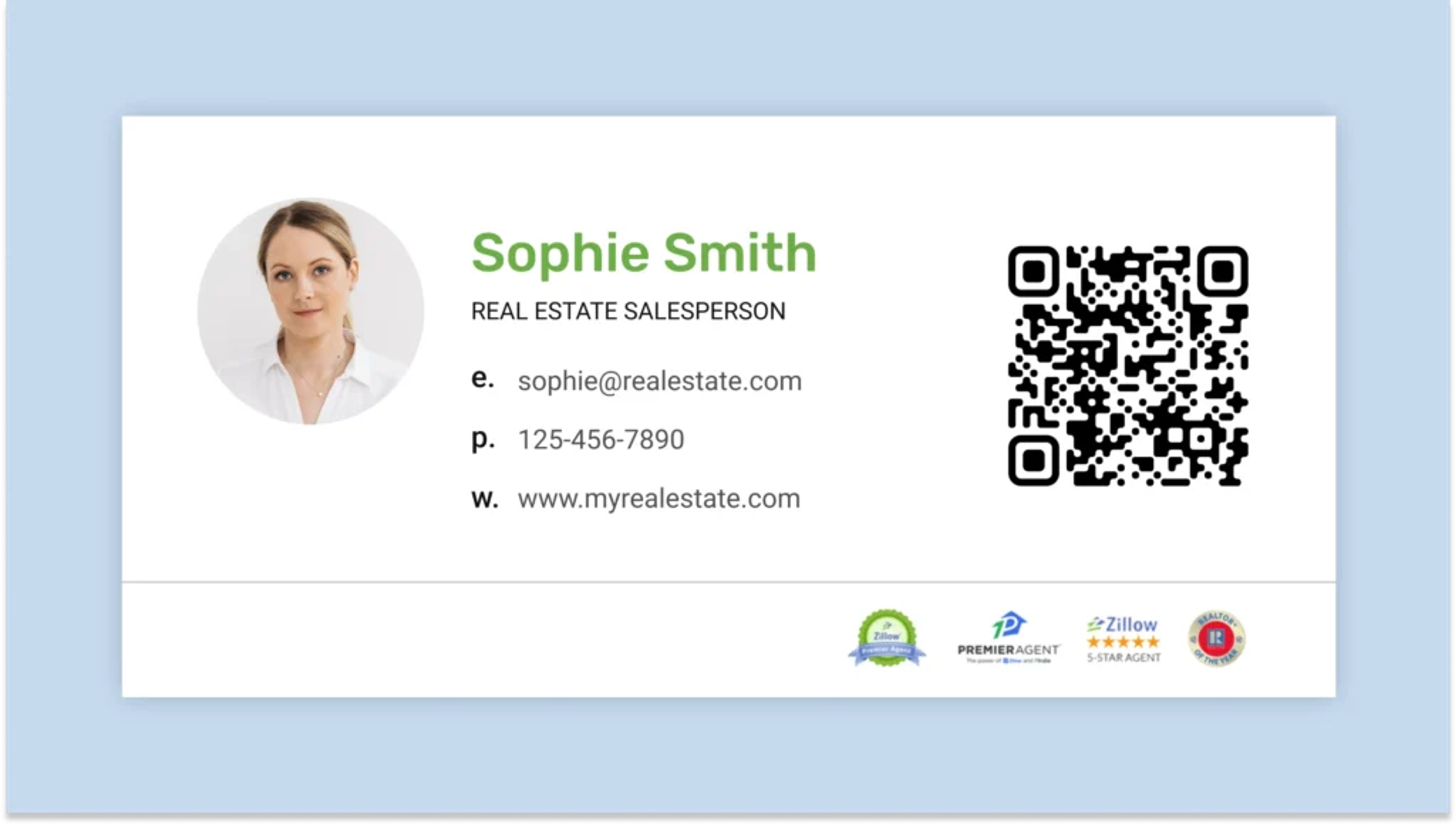 Realtor email signature template 