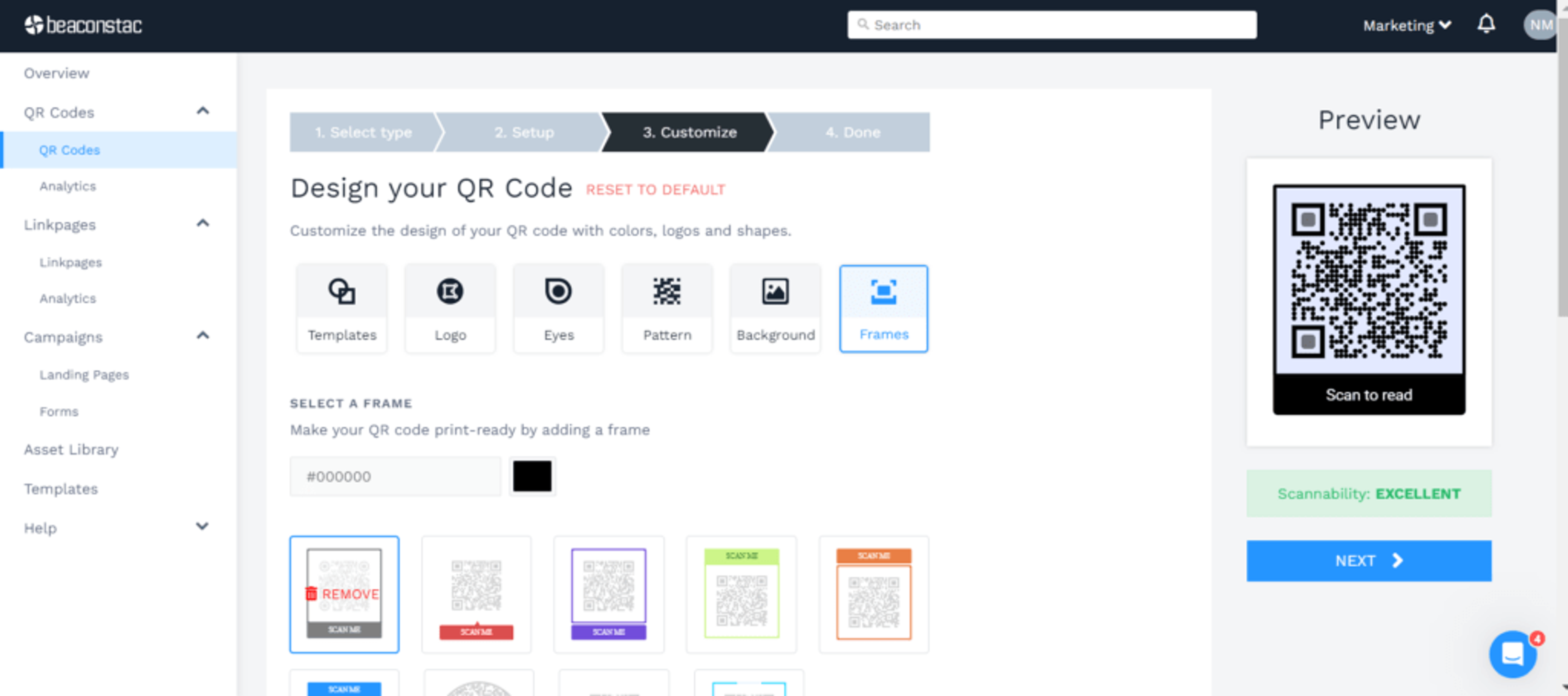 Customize your Google Chrome QR Code