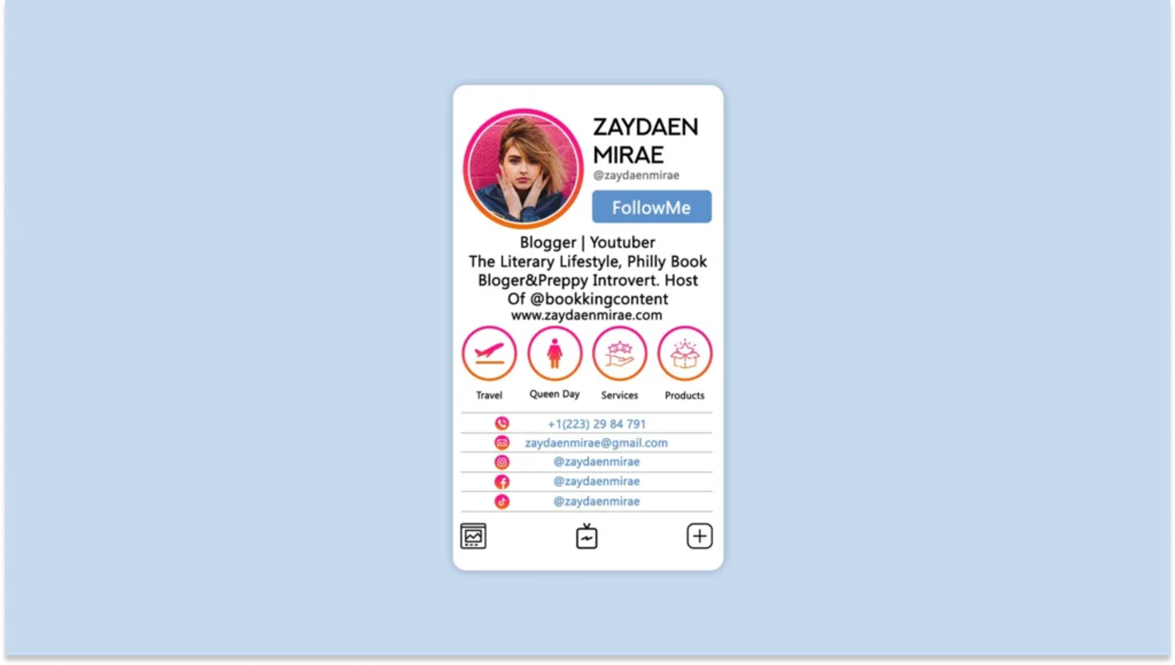 Social-media-business-card-for-social-media-managers-and-freelancers