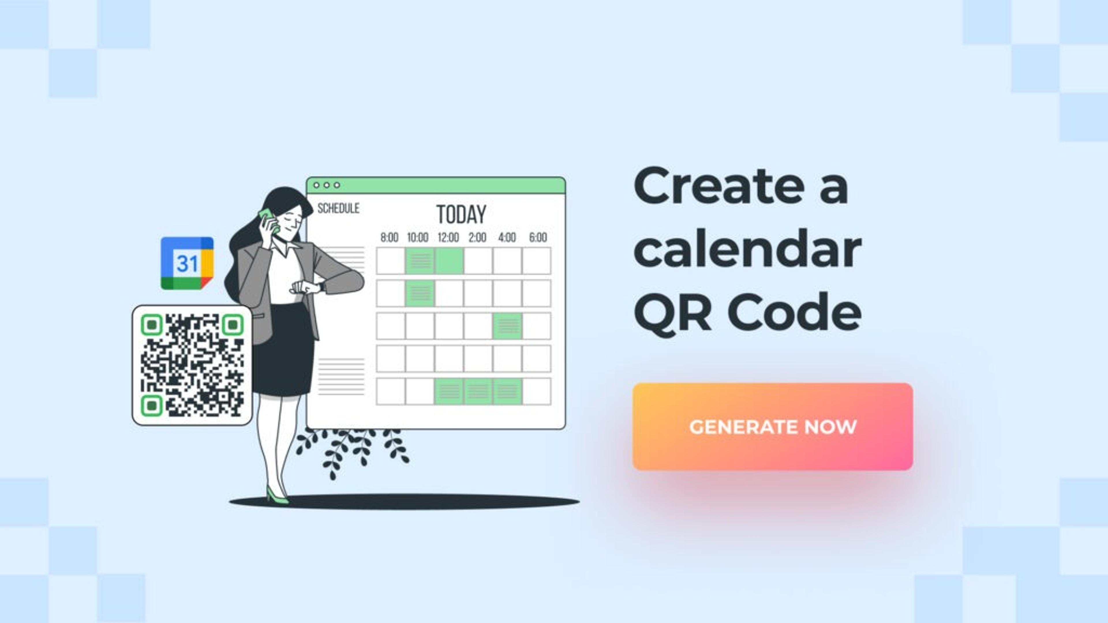 Create a Google Calendar QR Code with Uniqode