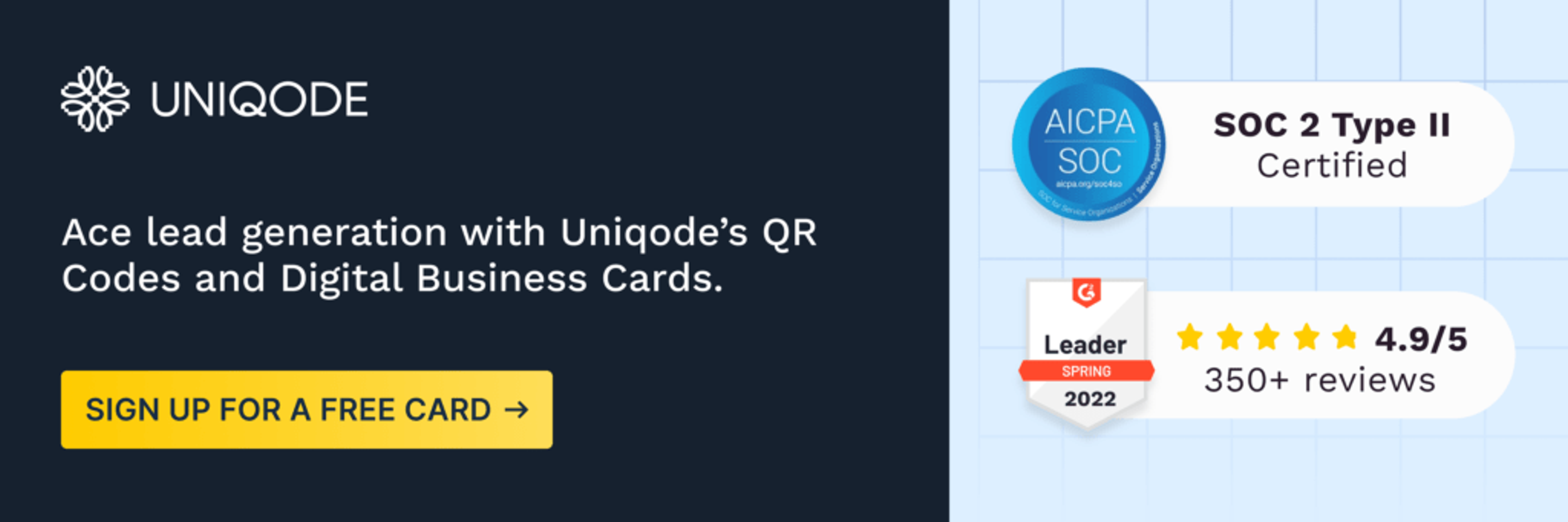 Generate leads with Uniqode