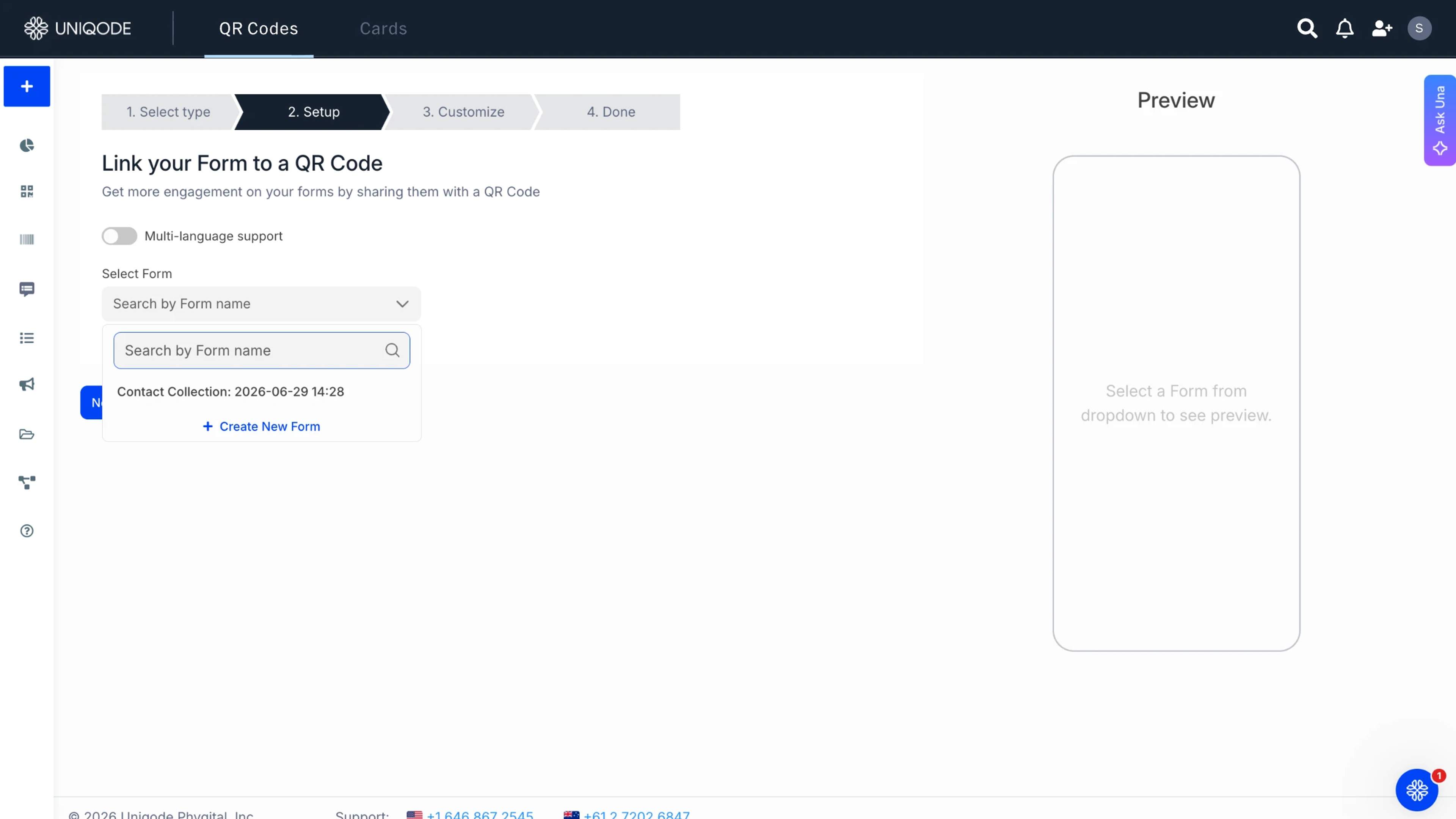 create a lead generation form