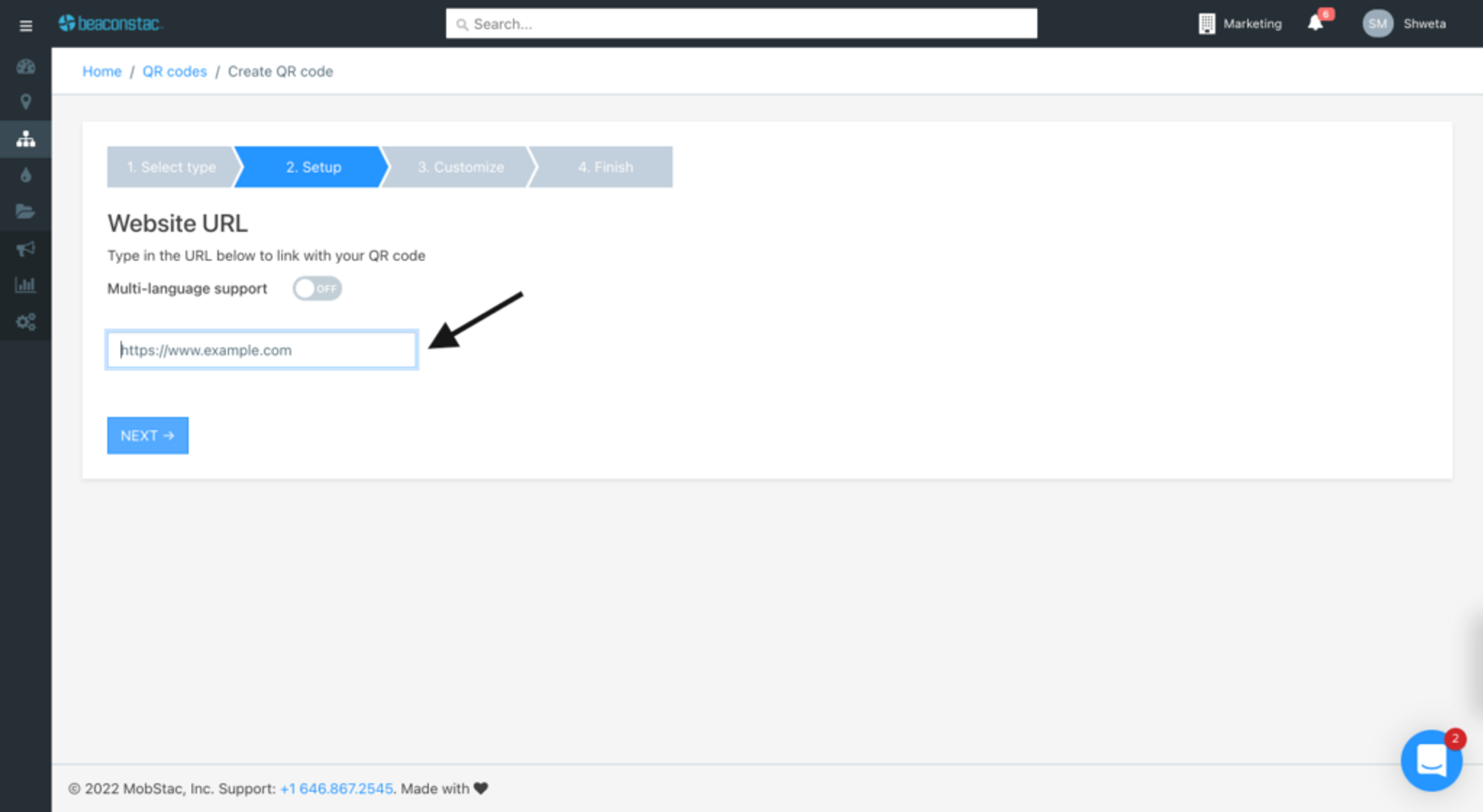 Set up your Twitter QR Code 