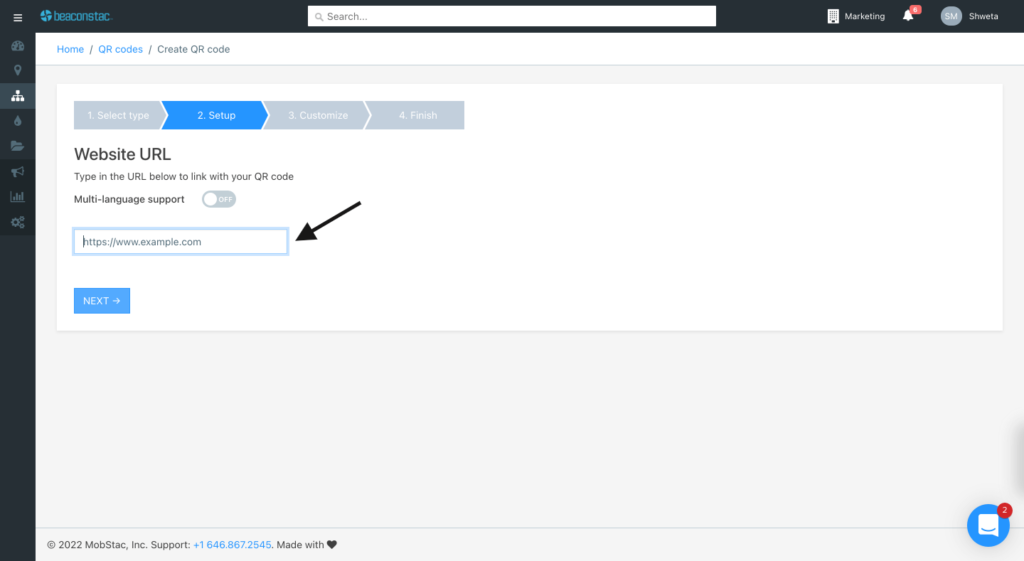 Set up your Twitter QR Code