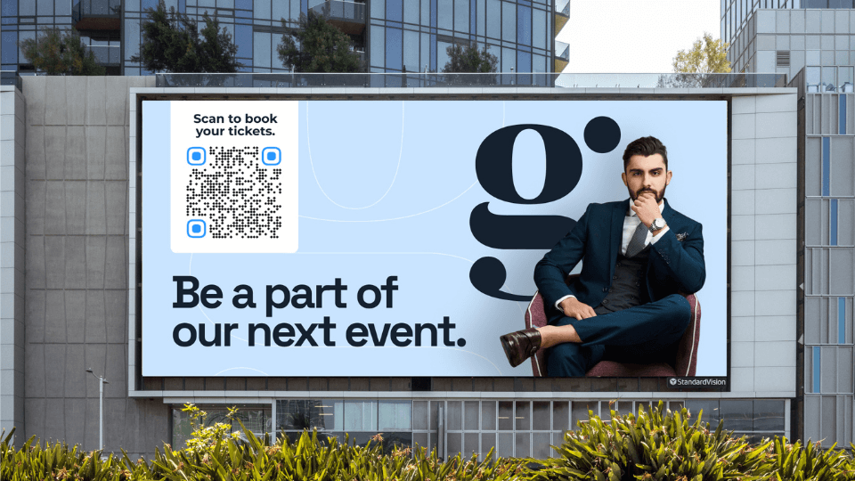 Best QR Code Signage use case for event signups
