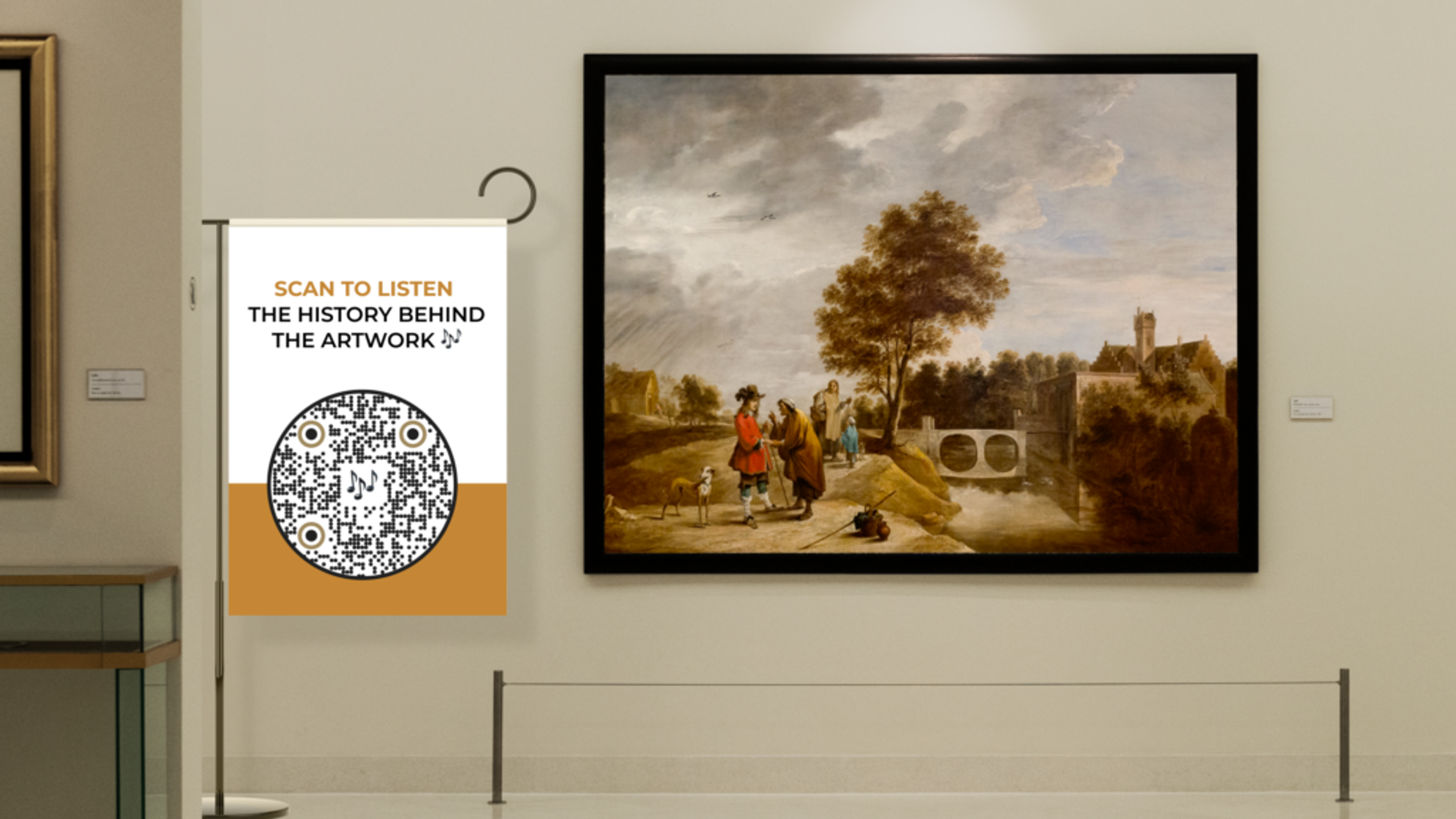 Audio QR Codes at museums for inclusivity