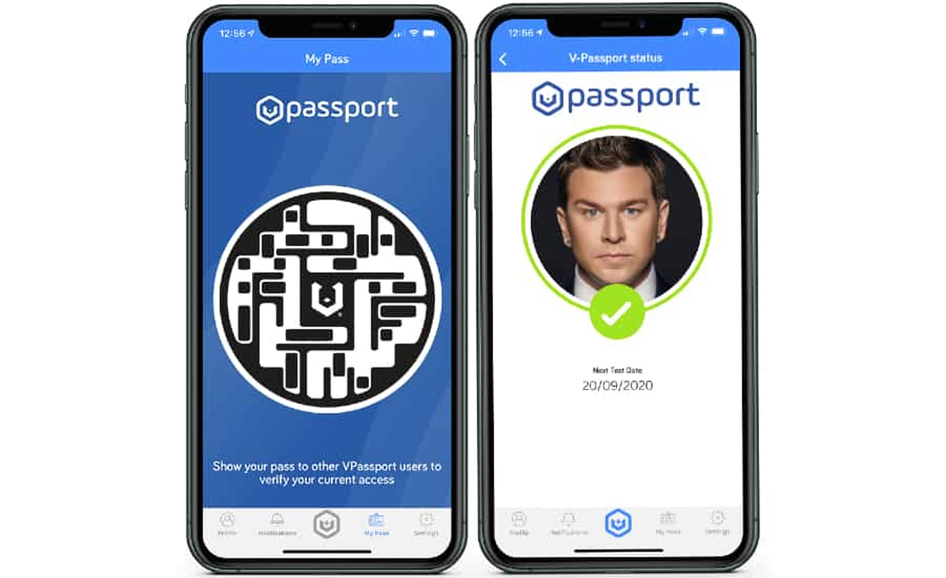 Vaccination passport QR Code in the UK