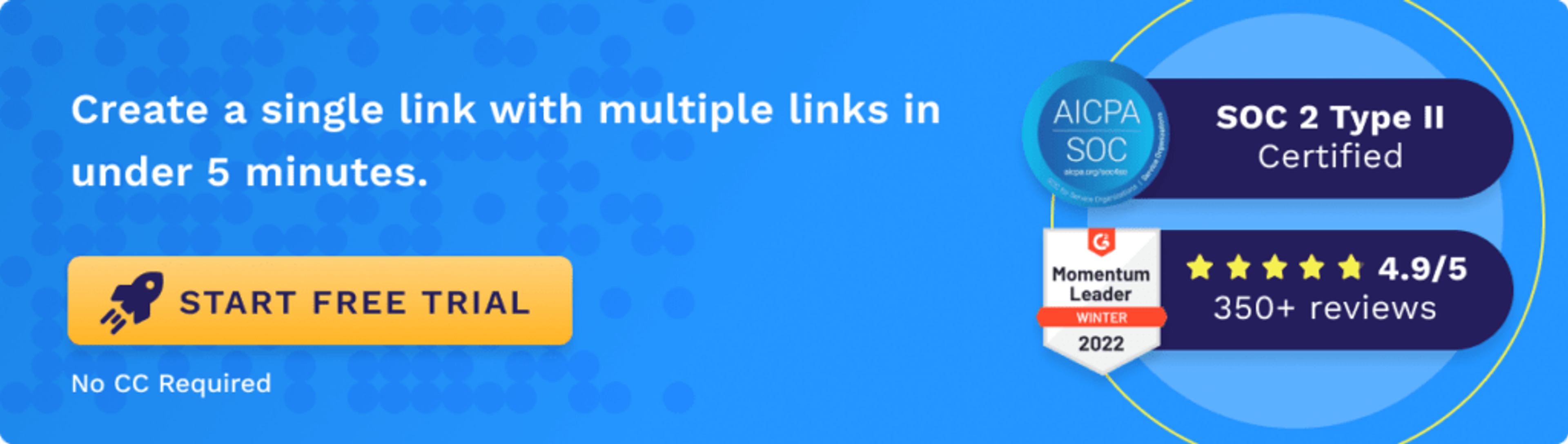 Create a single link with multiple links in under 5 minutes