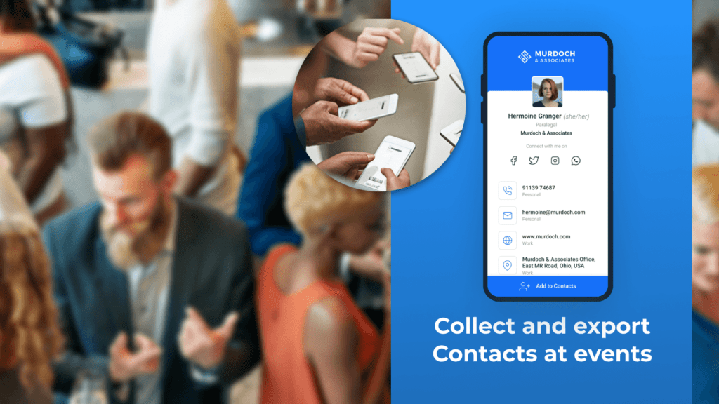 Export and nurture leads from an event.