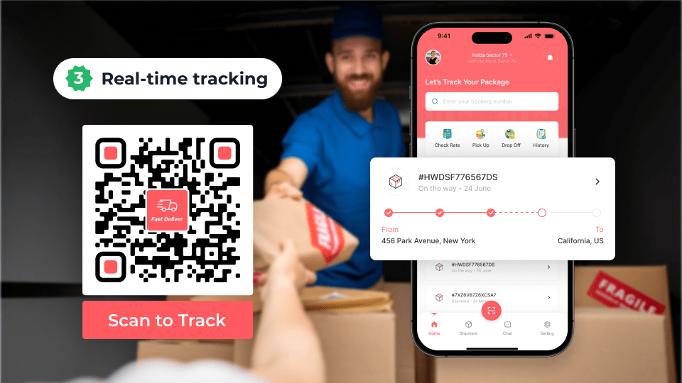 qr code real-time tracking