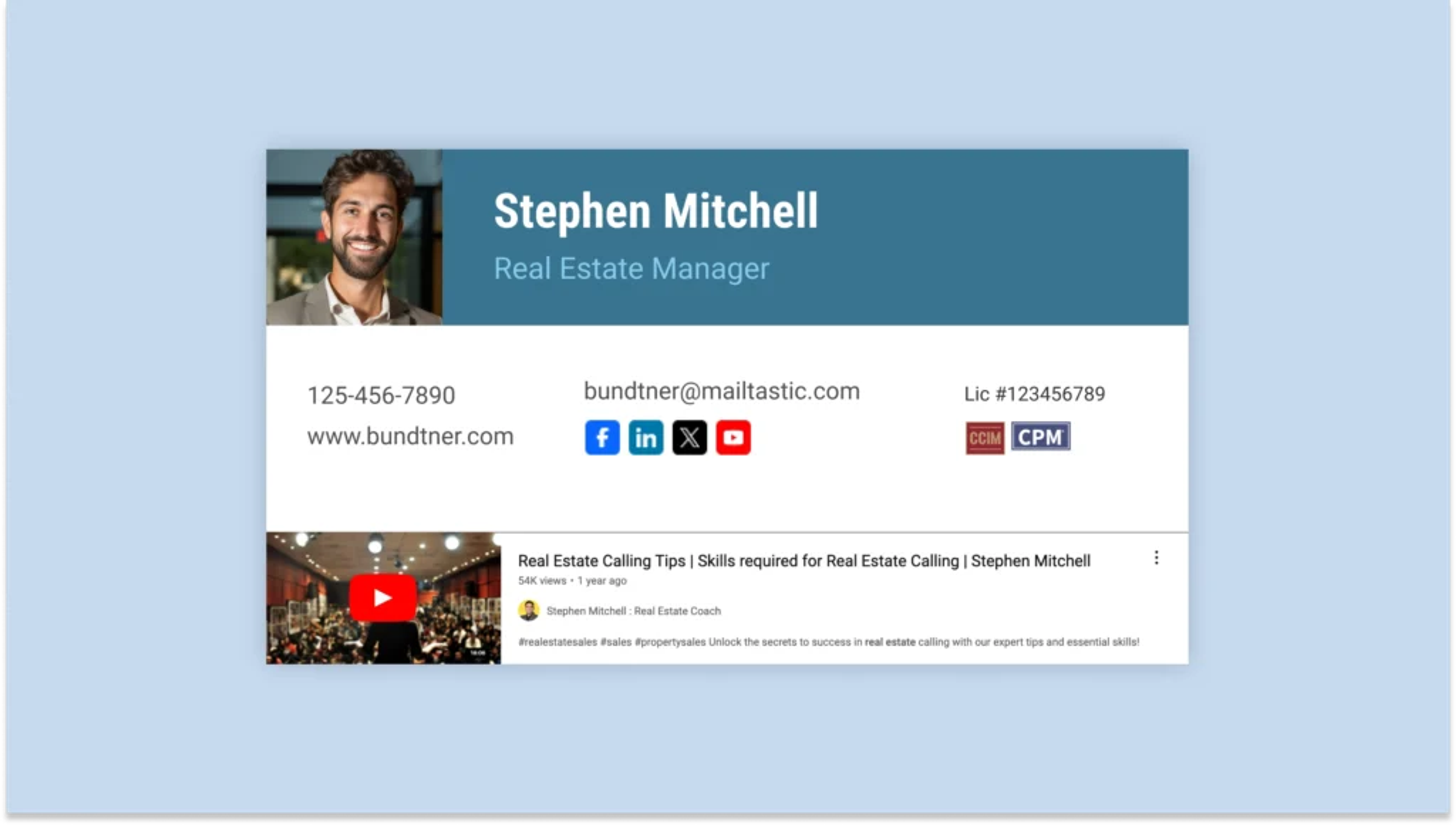 email signature templates for real estate 