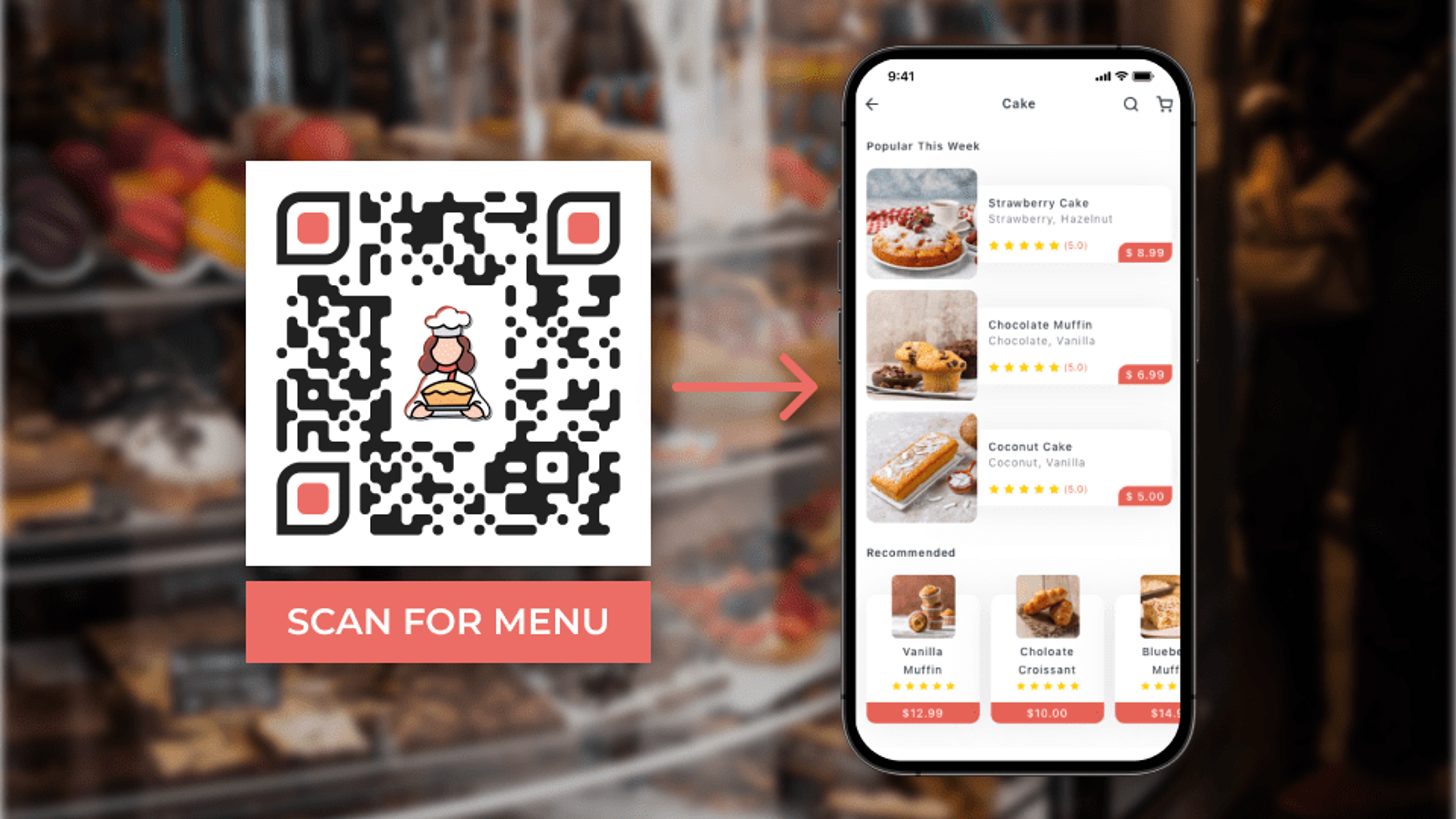 Use Christmas QR Codes for holiday menus