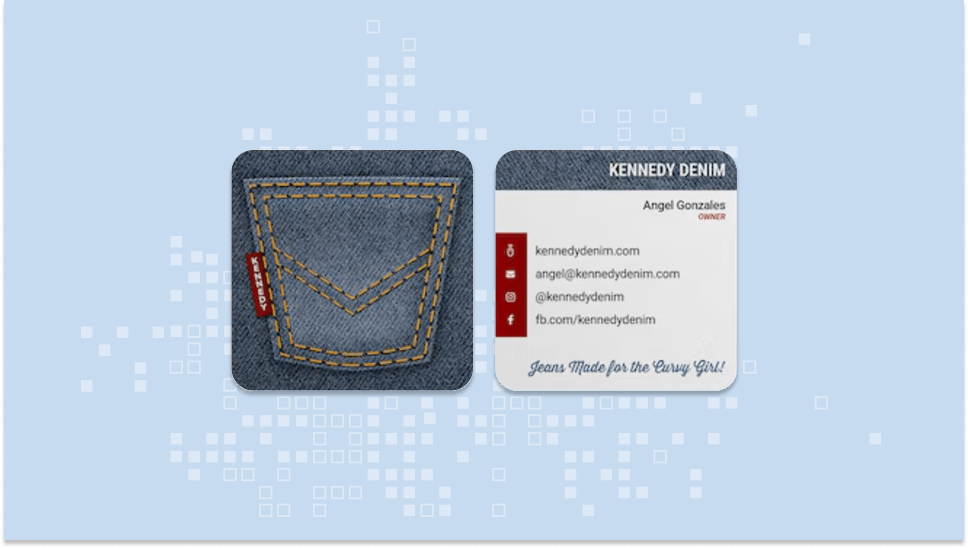 Pocket square business cards- an alternative to business cards