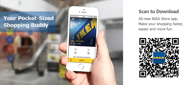 IKEA introduces faster check-outs with QR Codes