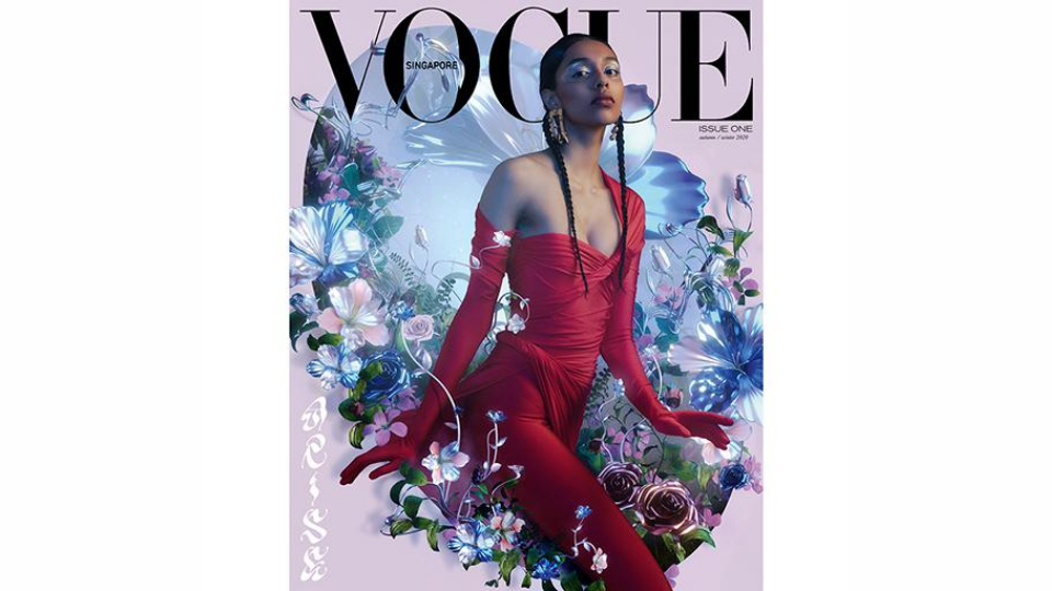 Vogue Singapore QR Code-enabled digital magazine