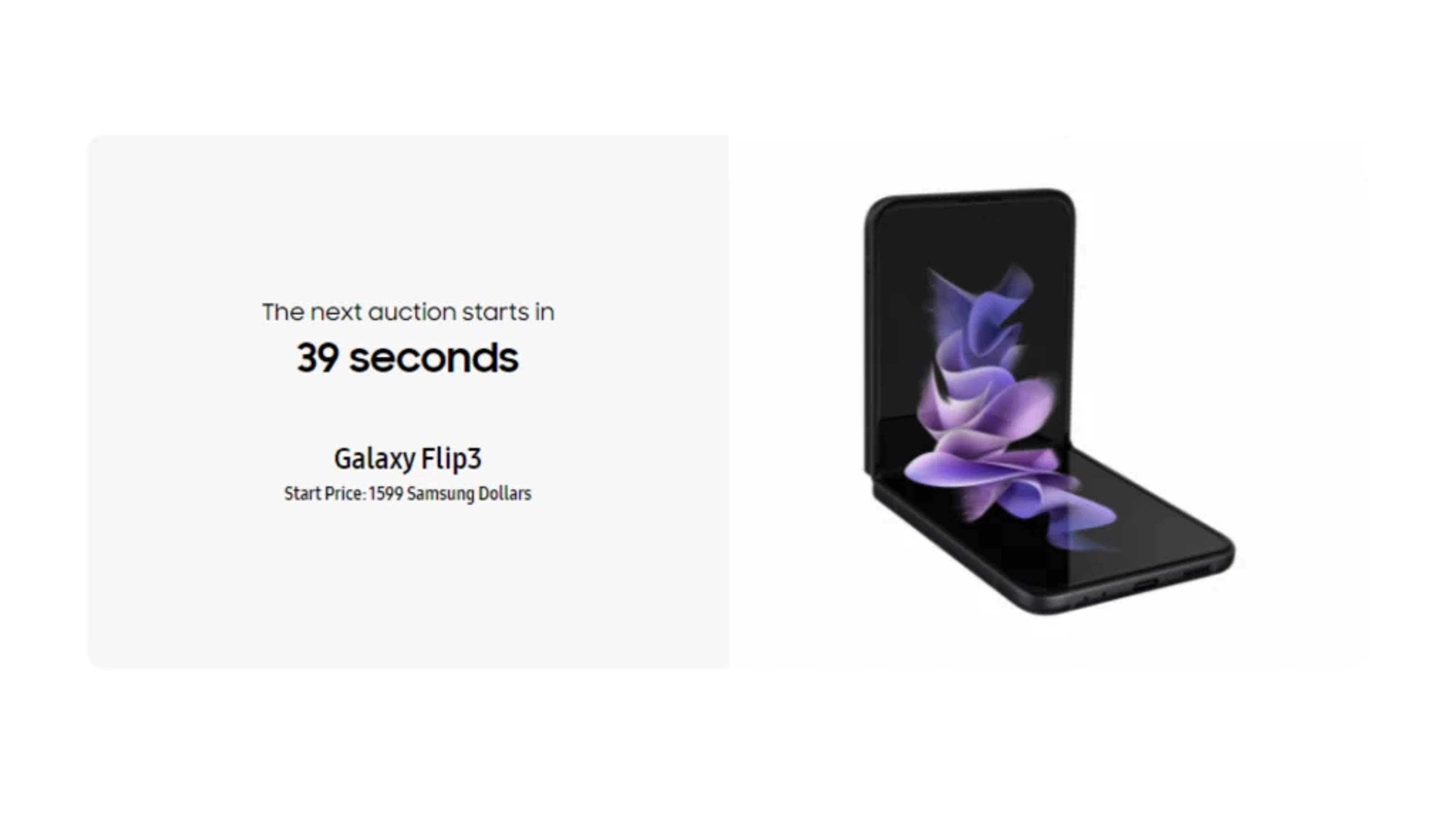 Reverse Auction by Samsung