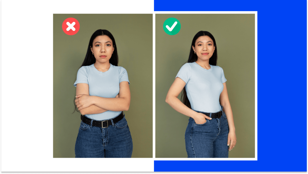 The wrong vs the right body language