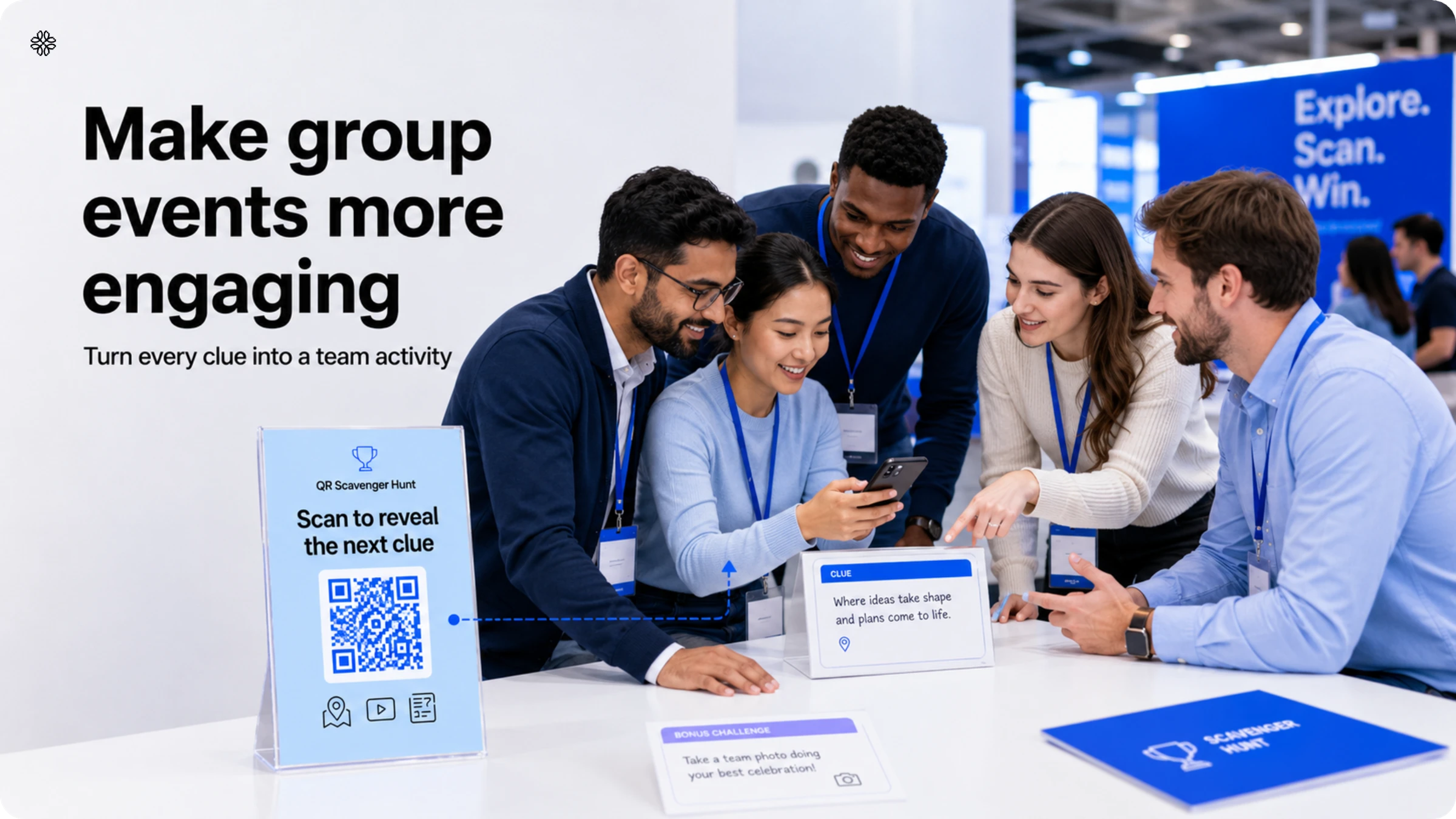 make group events more engaging with a digital scavenger hunt
