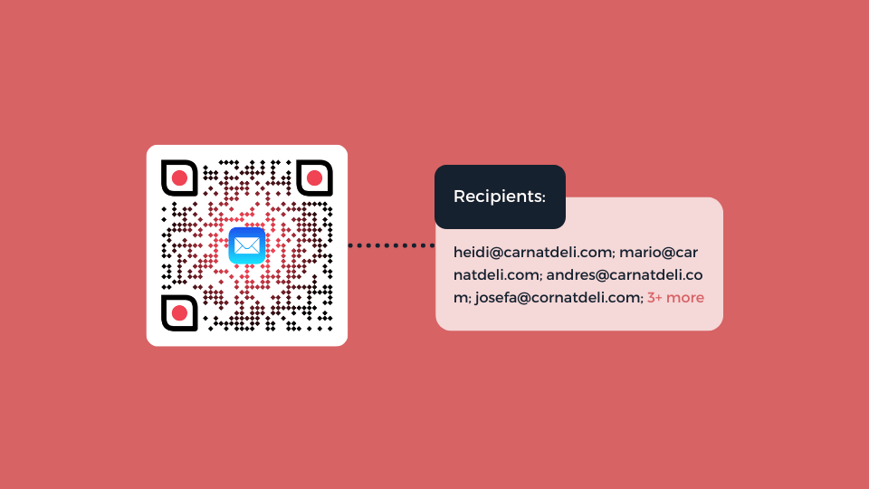 QR Code for multiple email address