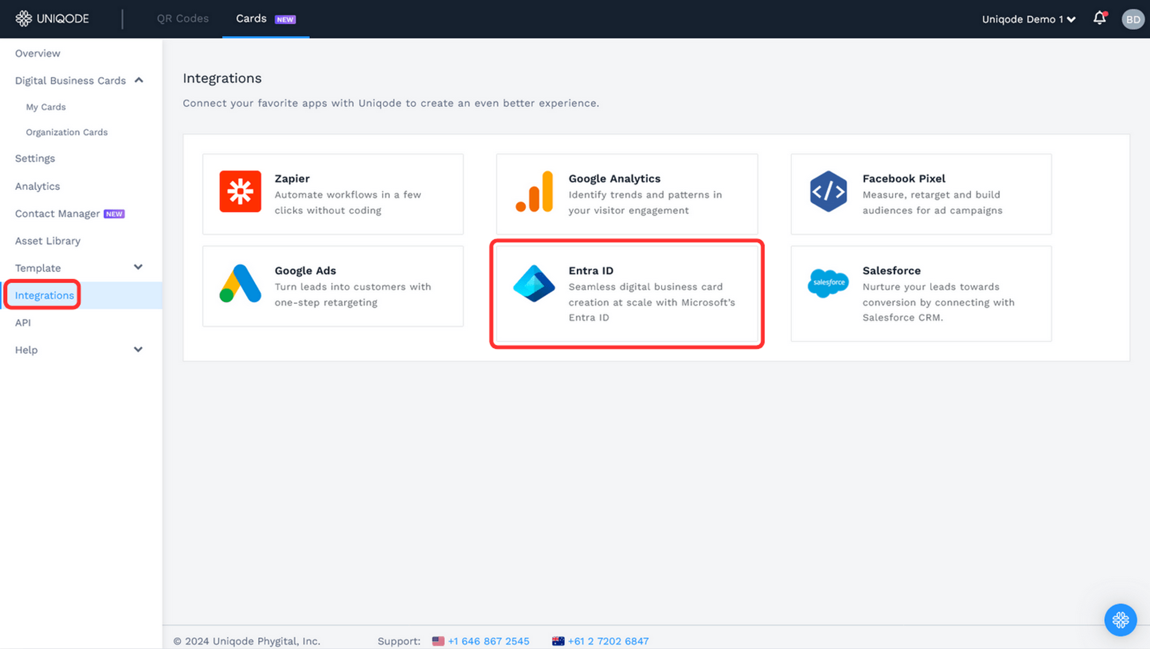Go-to-integrations-and-choose-Entra-ID