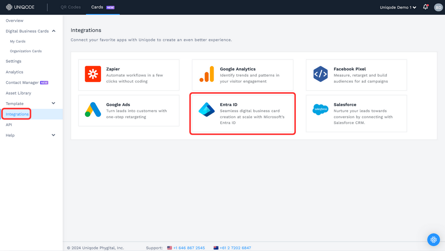 Go-to-integrations-and-choose-Entra-ID