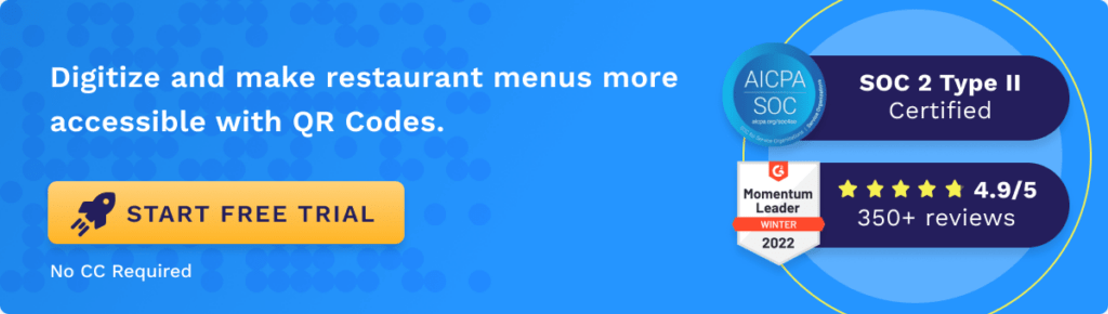 Create a free menu QR Code