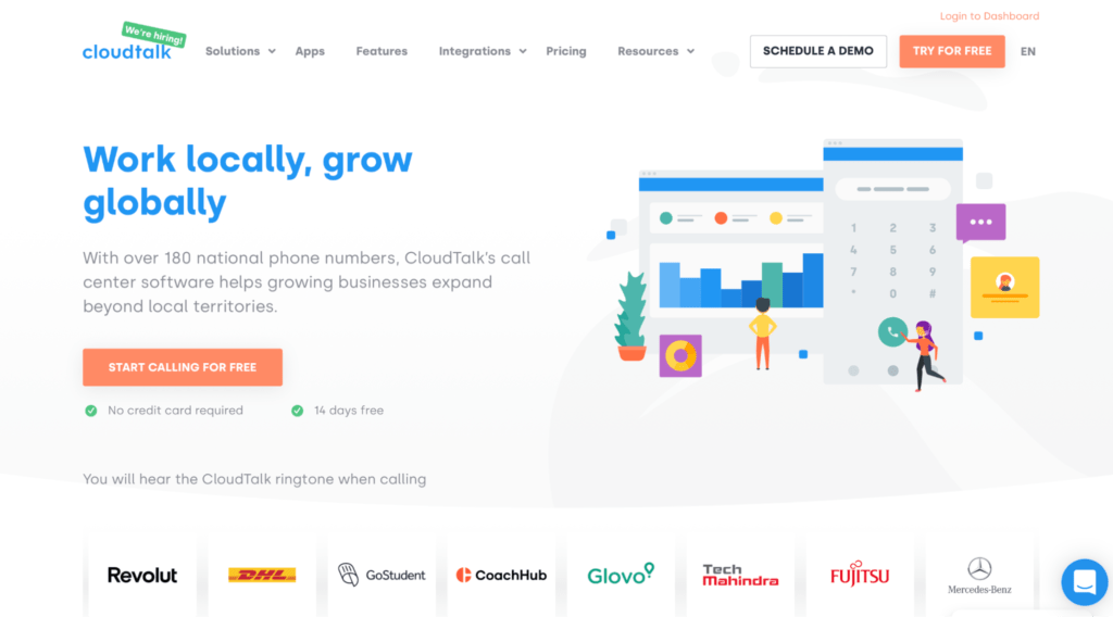 CloudTalk is a cloud-based VoIP telephony software