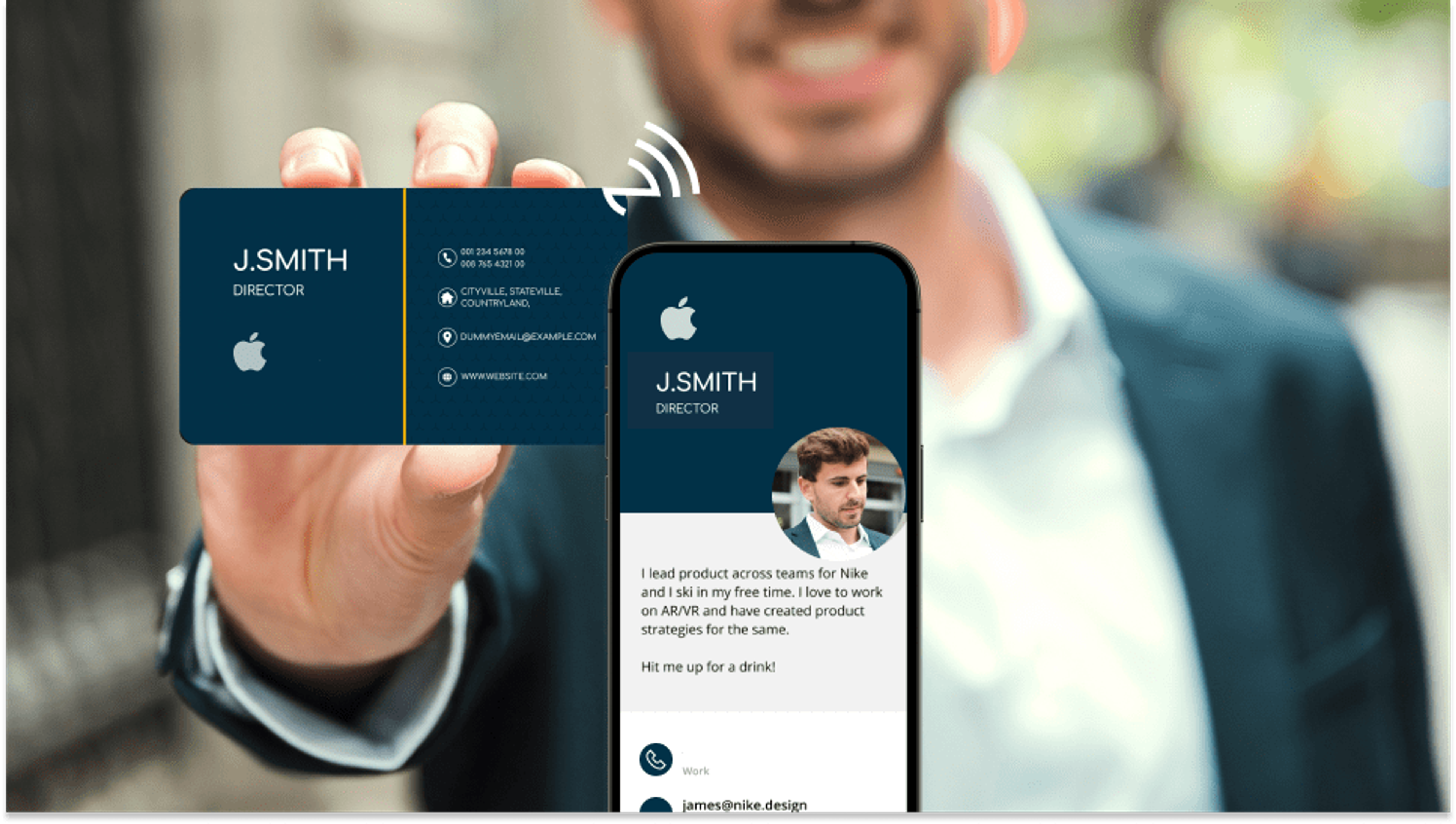 NFC business cards- an alternative to business cards