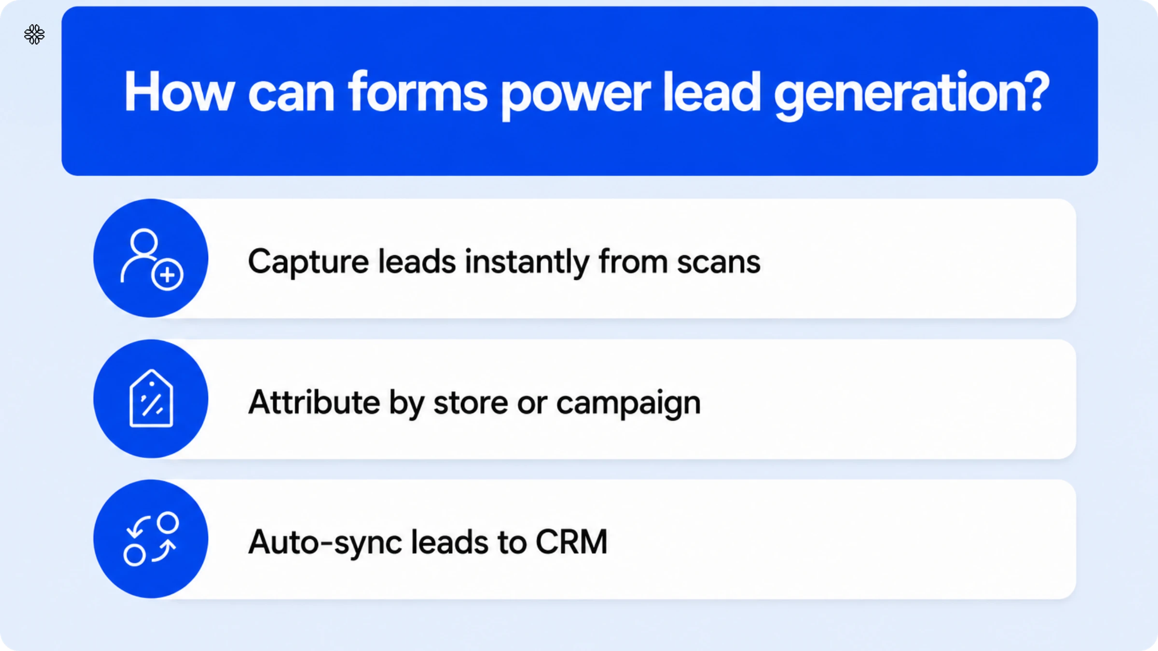 How do forms power lead generation?