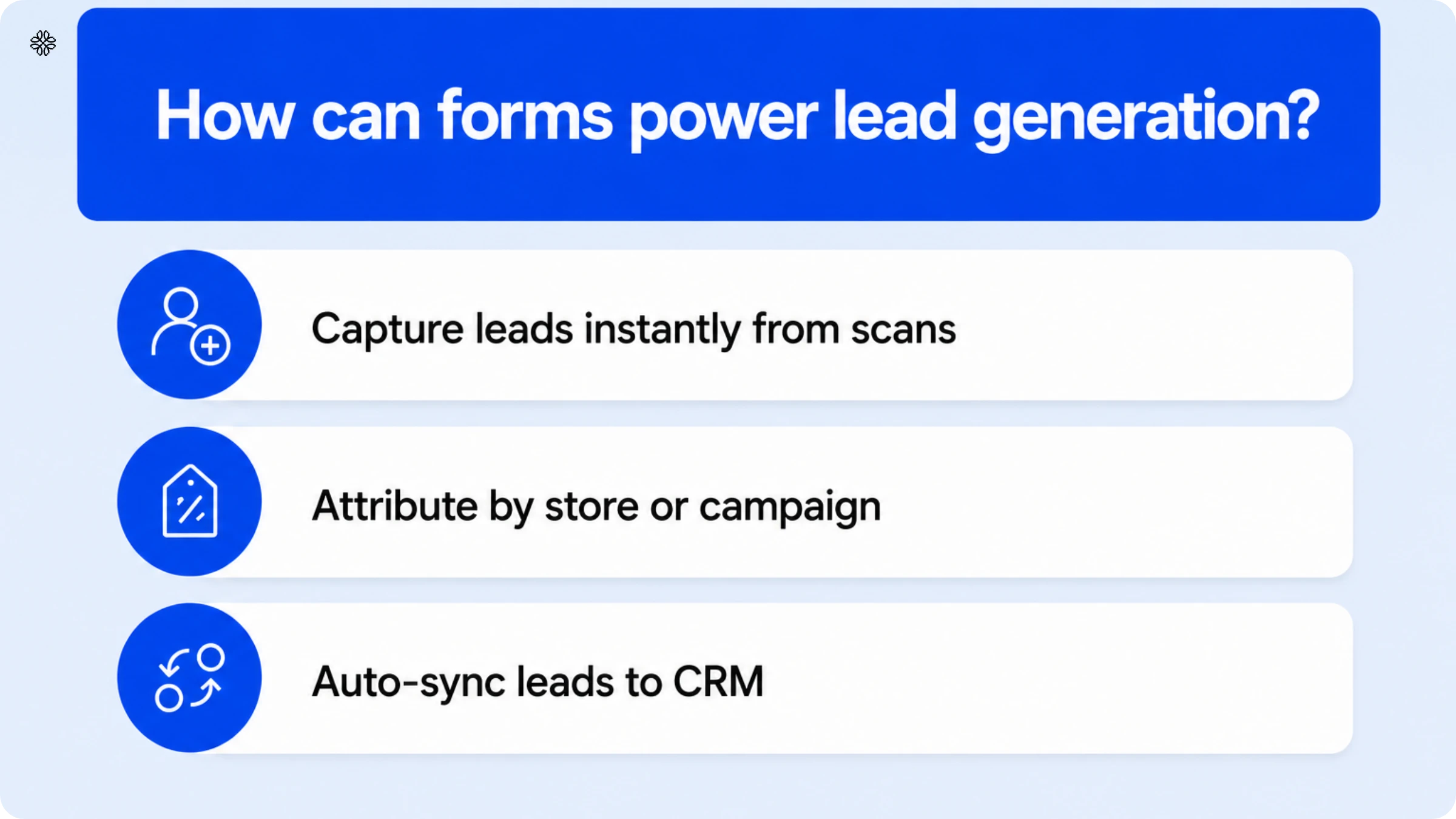 How do forms power lead generation?