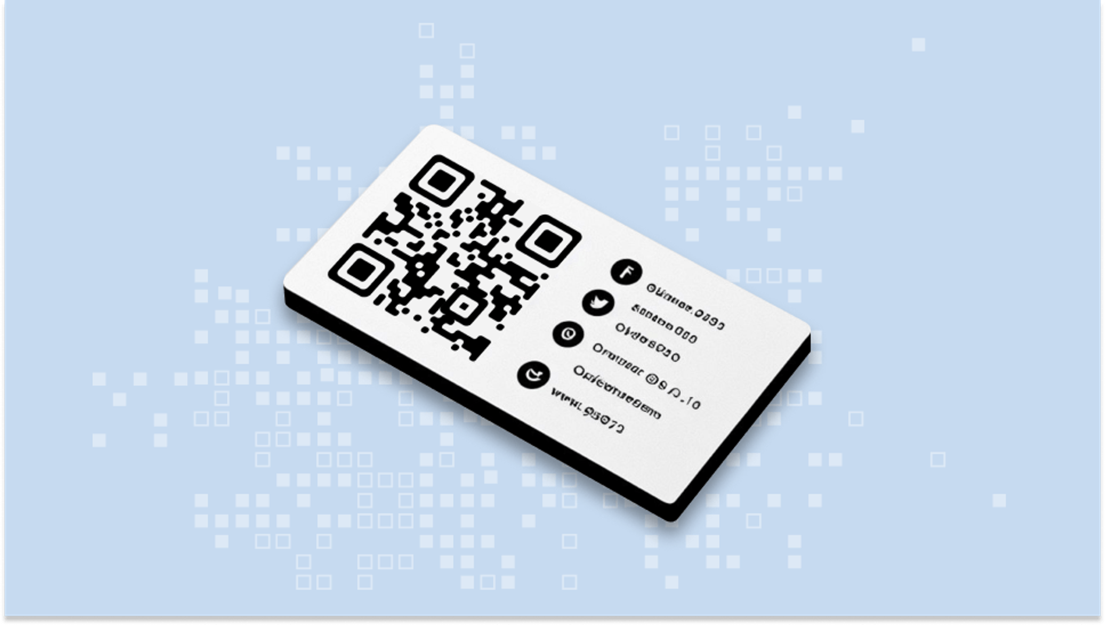 QR Code business cards- an alternative to business cards
